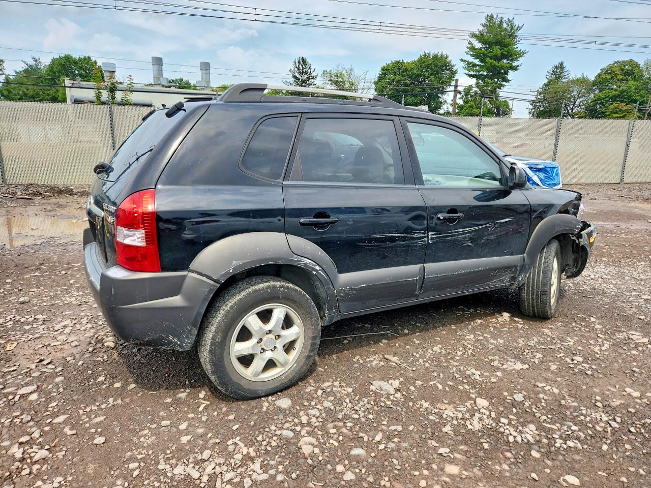 2005 Hyundai Tucson Gls Black vin: KM8JN12D55U188358