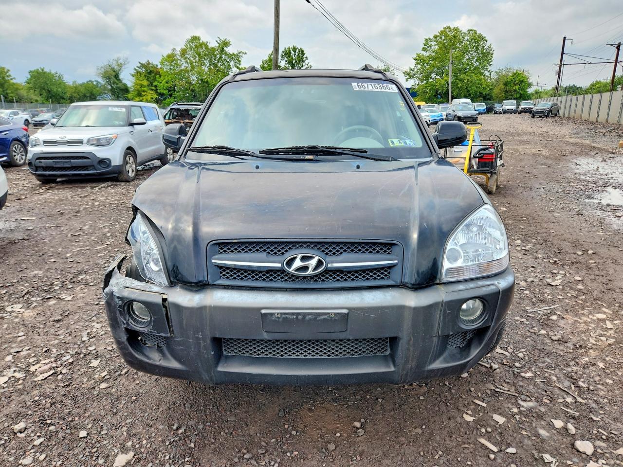 2005 Hyundai Tucson Gls Black vin: KM8JN12D55U188358