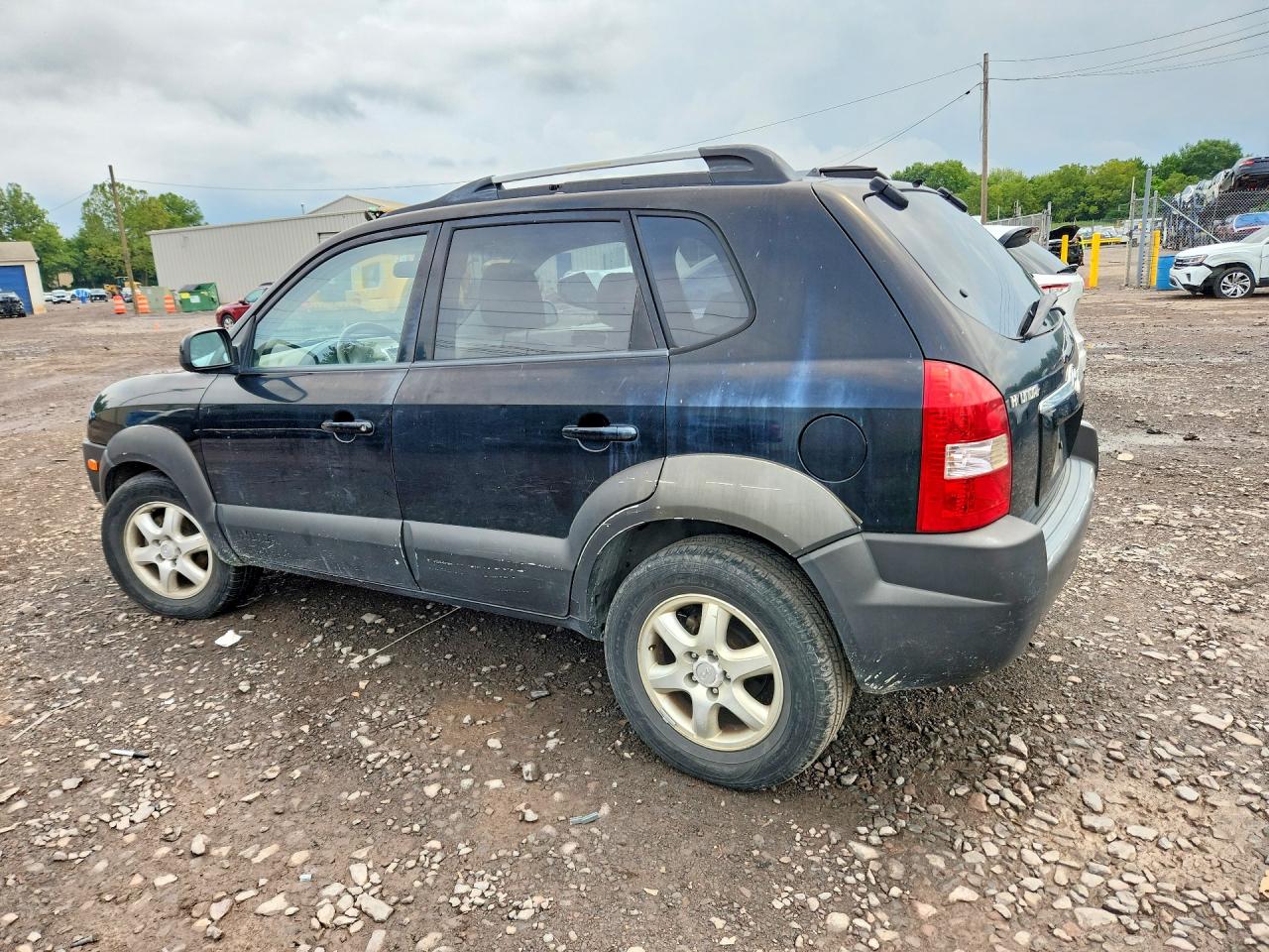 2005 Hyundai Tucson Gls Black vin: KM8JN12D55U188358