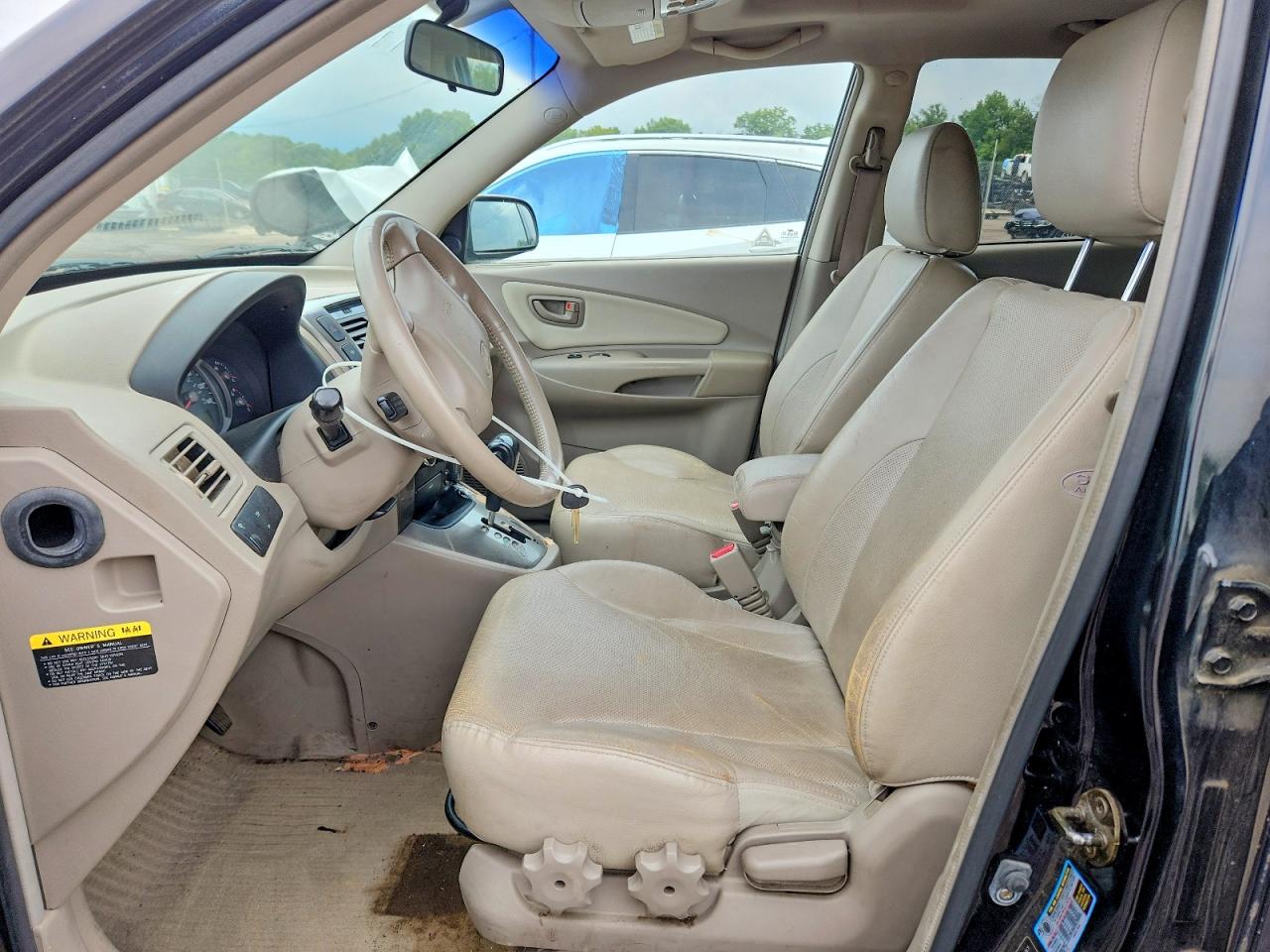 2005 Hyundai Tucson Gls Black vin: KM8JN12D55U188358