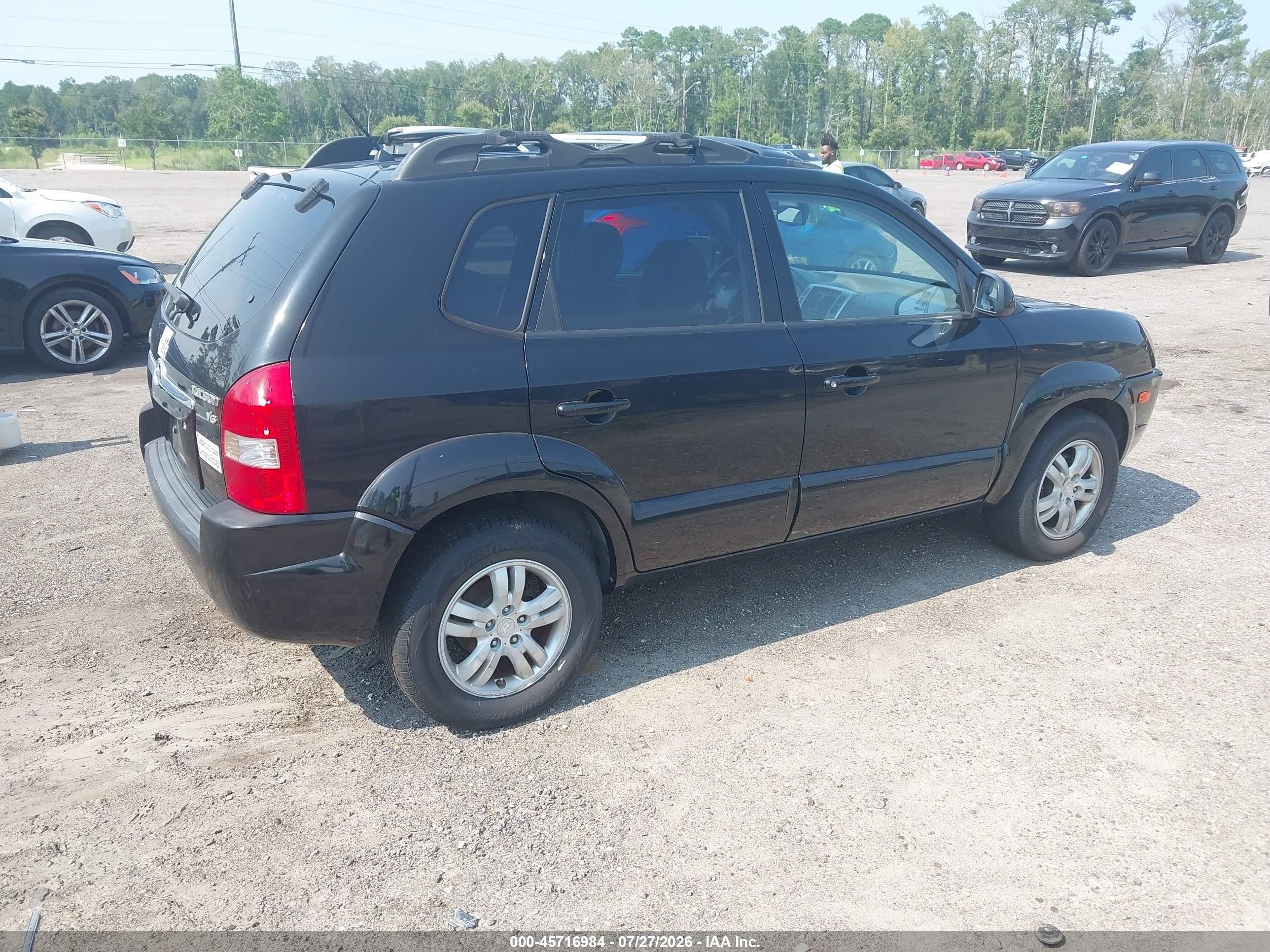 2006 Hyundai Tucson Gls/limited Black vin: KM8JN12D56U290762