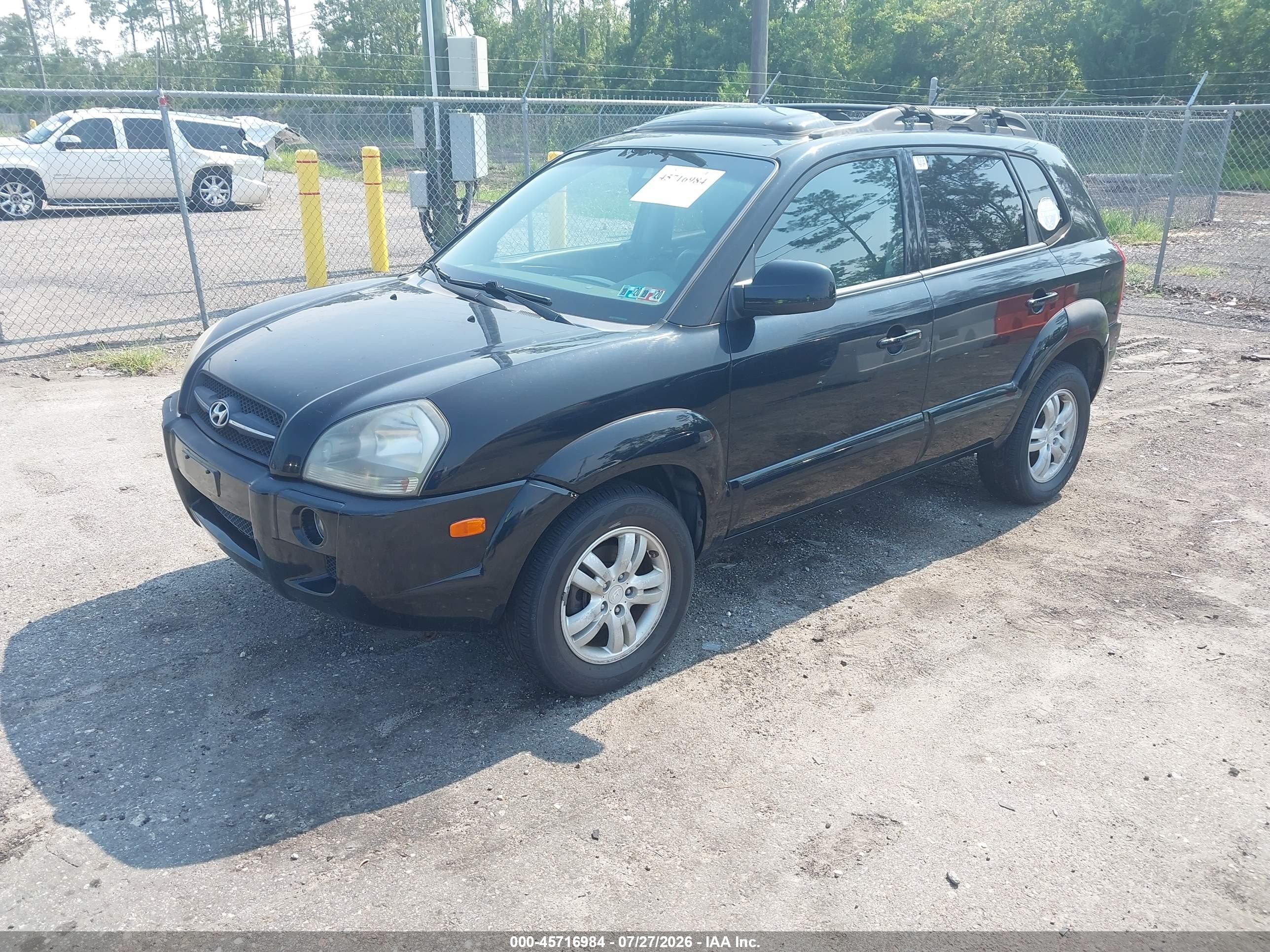 2006 Hyundai Tucson Gls/limited Black vin: KM8JN12D56U290762