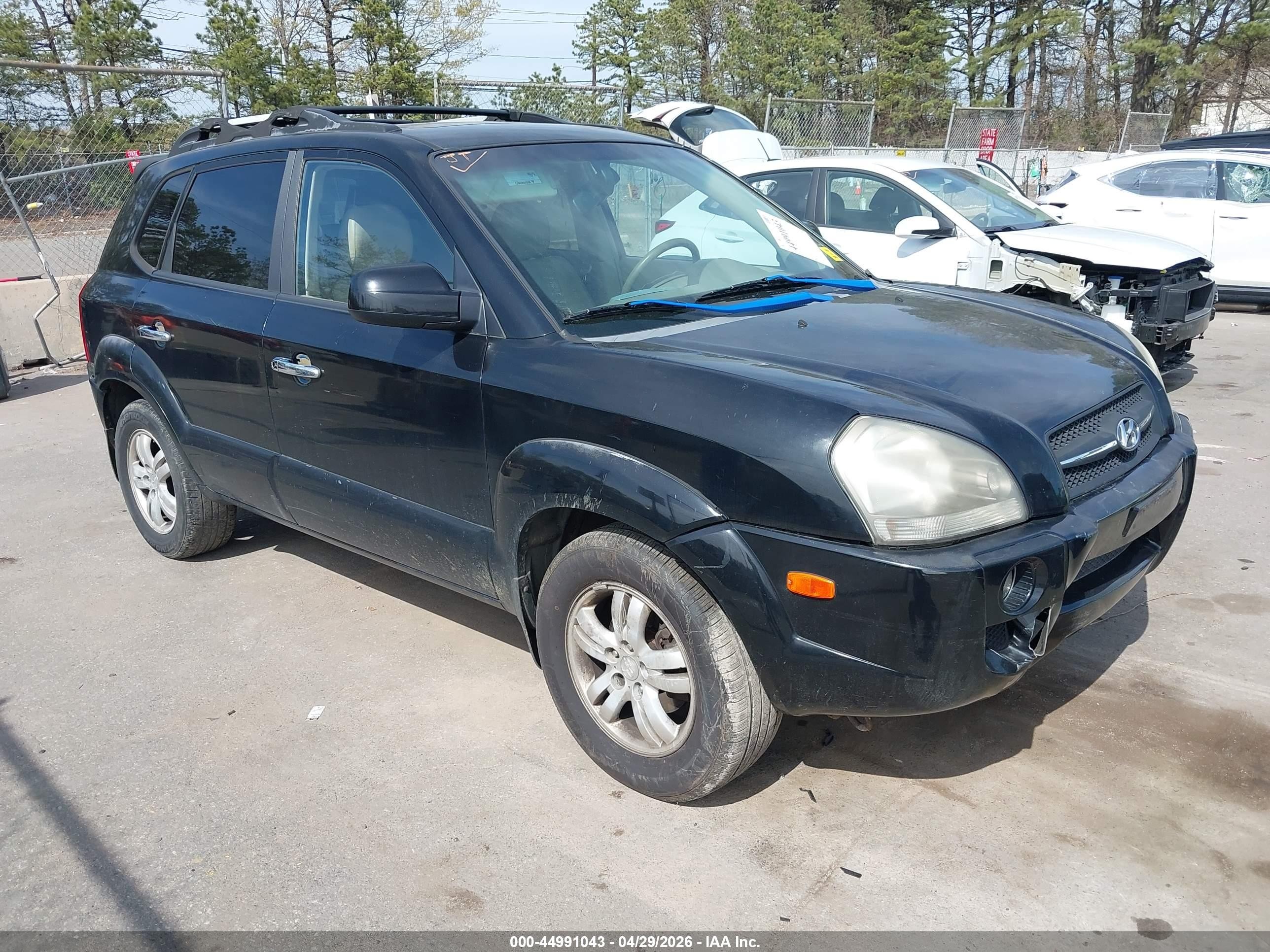 2006 Hyundai Tucson Gls/limited Black vin: KM8JN12D56U319807