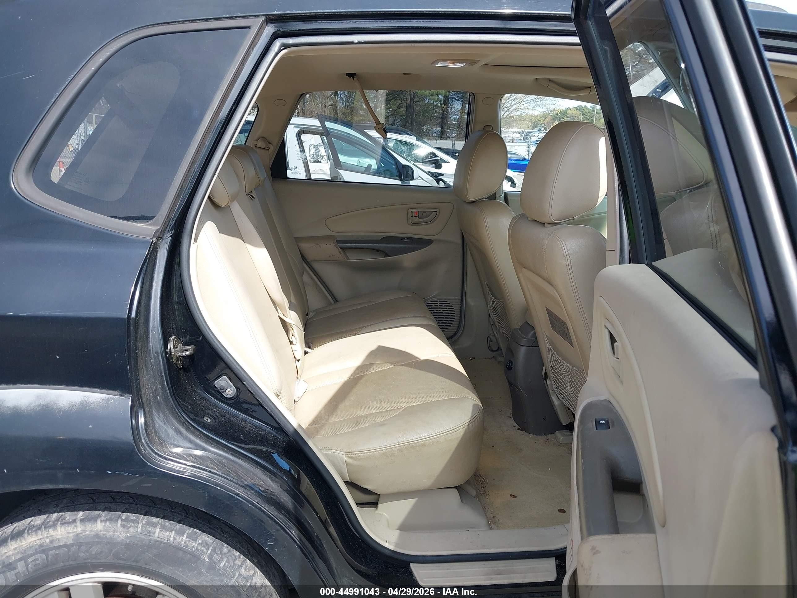 2006 Hyundai Tucson Gls/limited Black vin: KM8JN12D56U319807