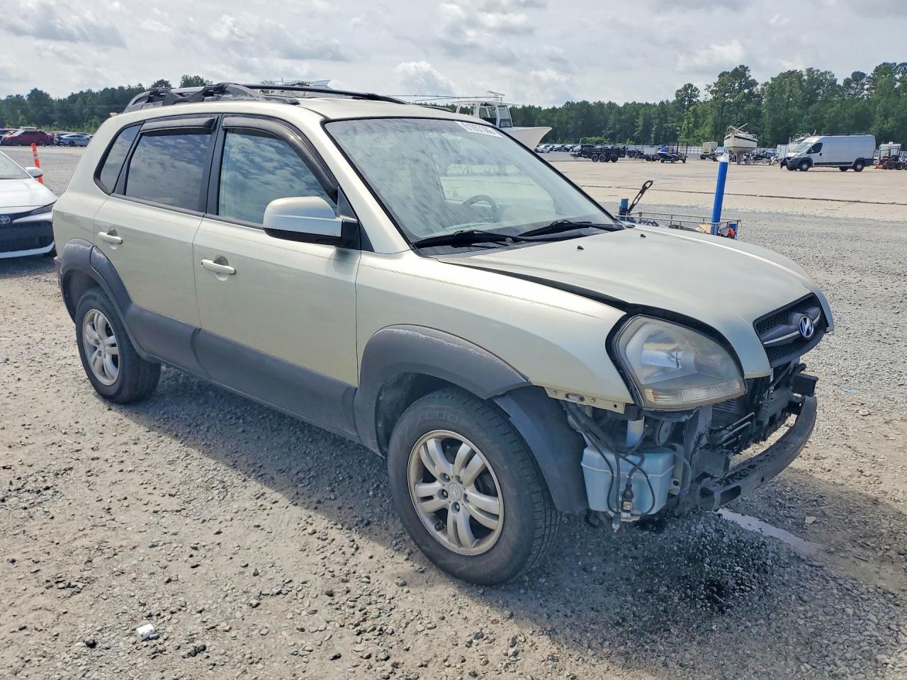 2007 Hyundai Tucson Se Green vin: KM8JN12D57U582946
