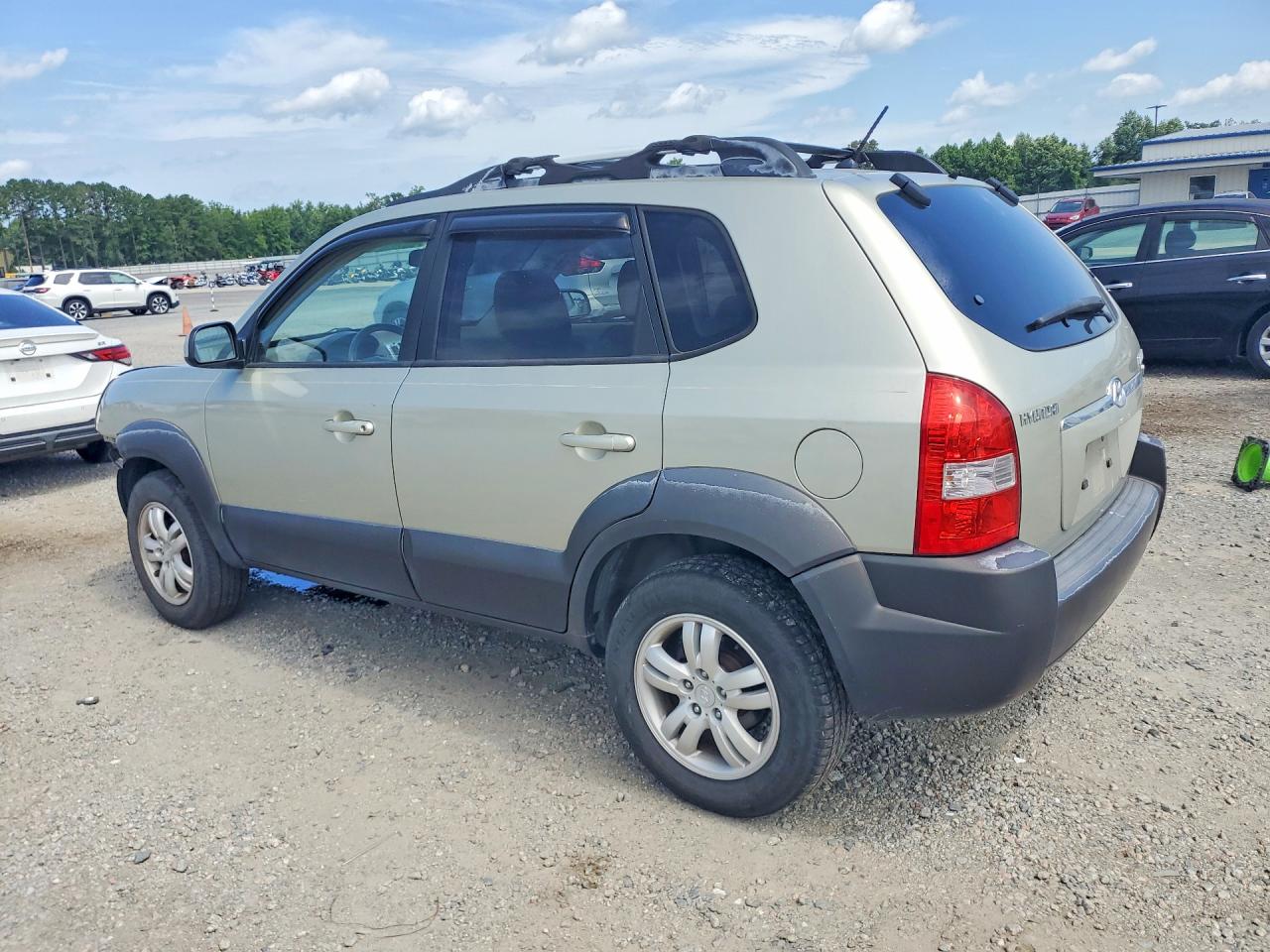 2007 Hyundai Tucson Se Green vin: KM8JN12D57U582946