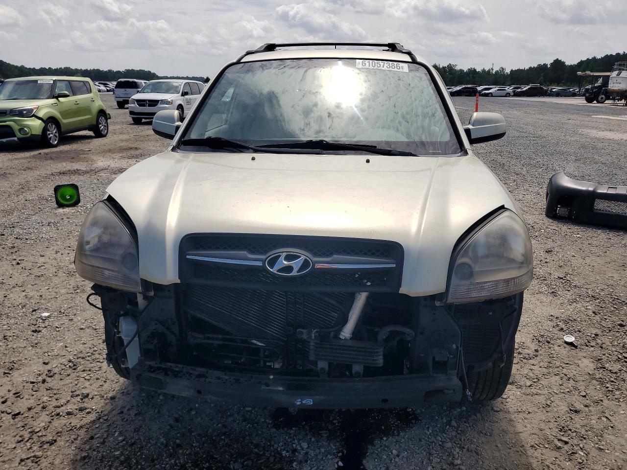 2007 Hyundai Tucson Se Green vin: KM8JN12D57U582946