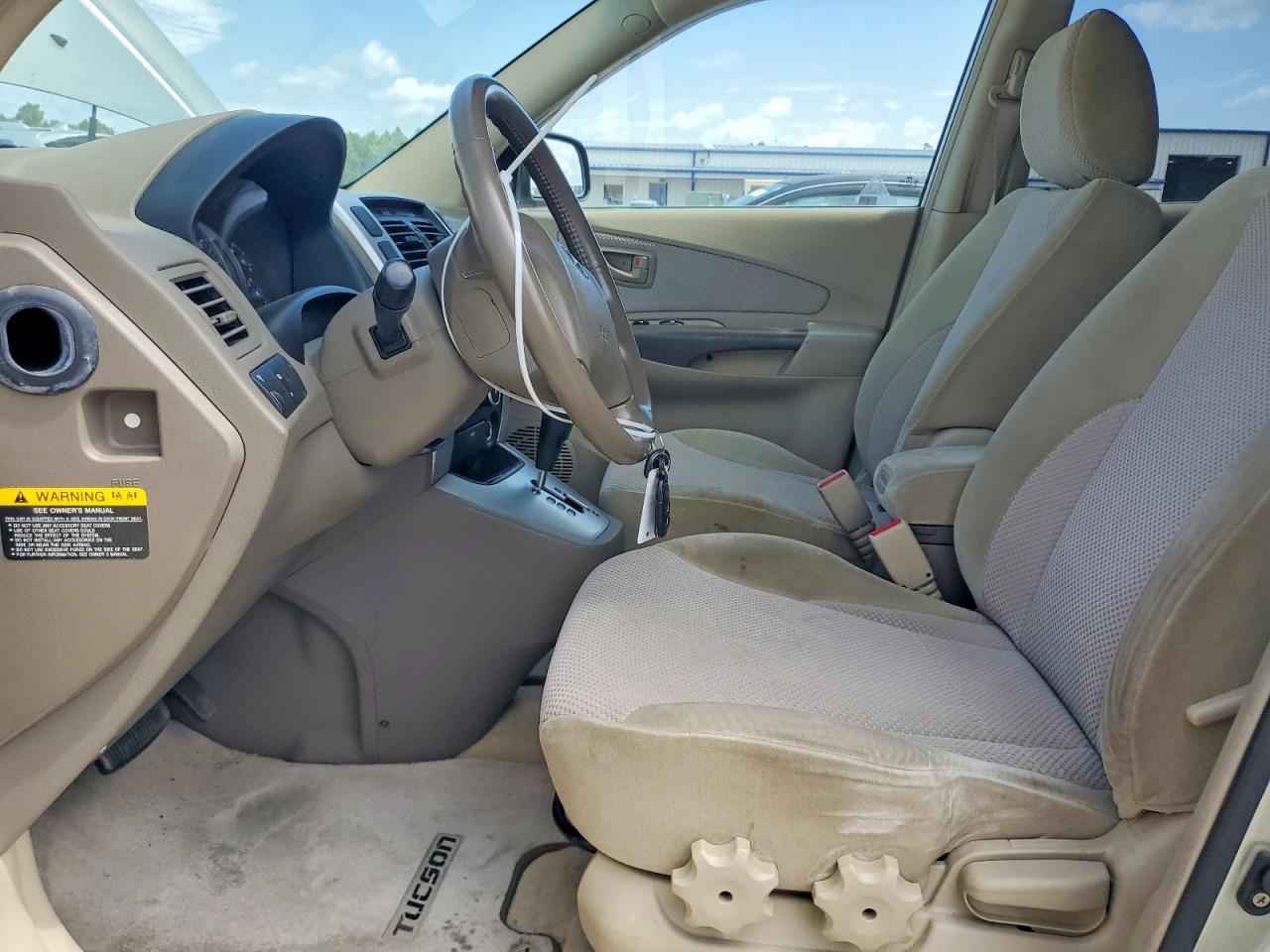 2007 Hyundai Tucson Se Green vin: KM8JN12D57U582946