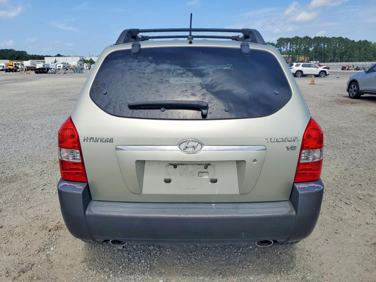 2007 Hyundai Tucson Se Green vin: KM8JN12D57U582946