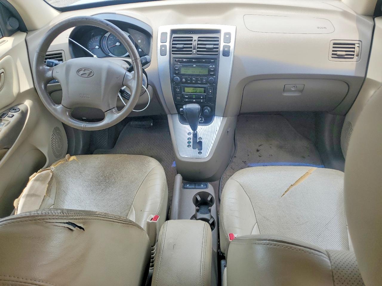 2008 Hyundai Tucson Se Бирюзовый vin: KM8JN12D58U838827