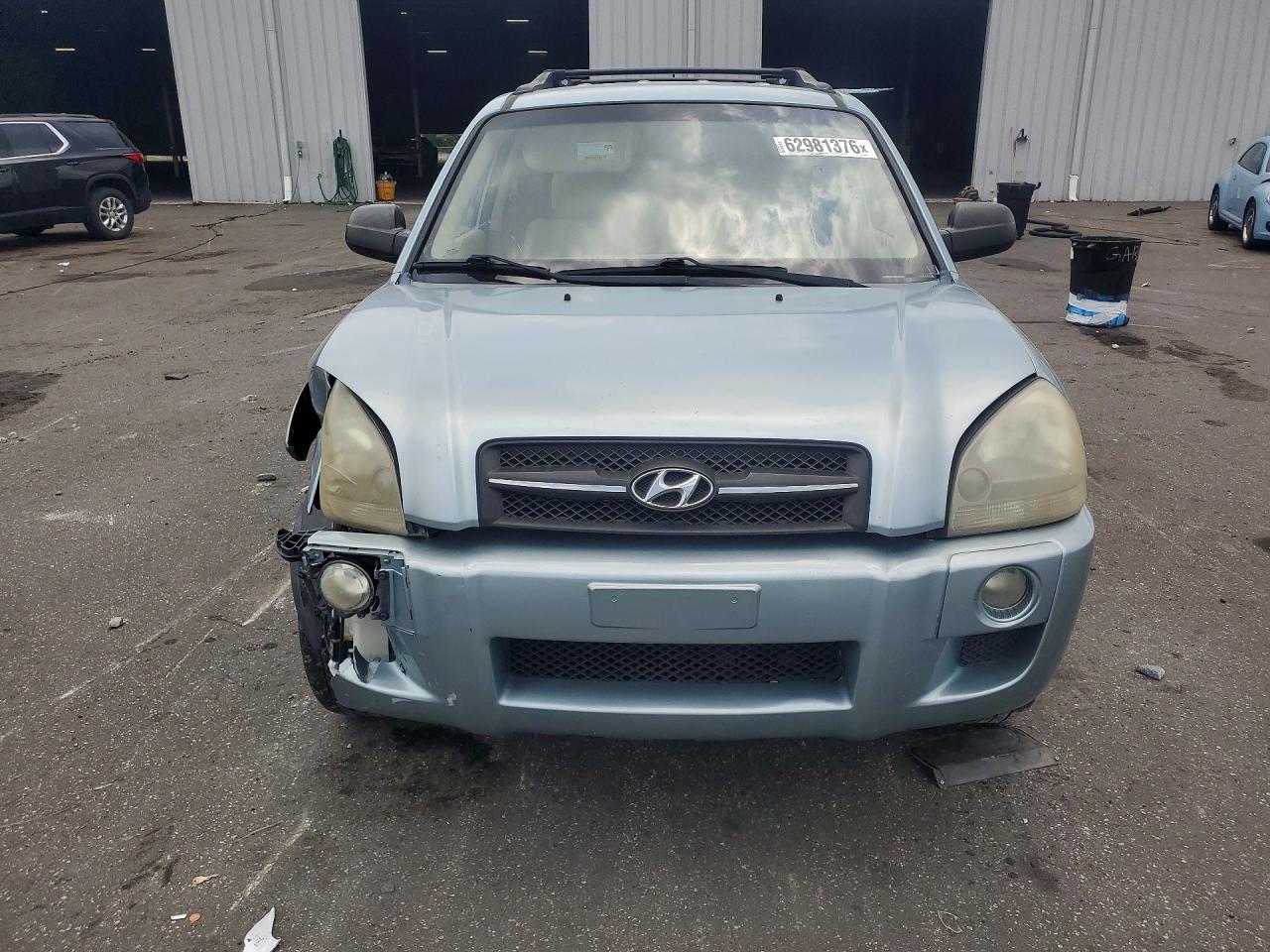 2008 Hyundai Tucson Se Бирюзовый vin: KM8JN12D58U838827