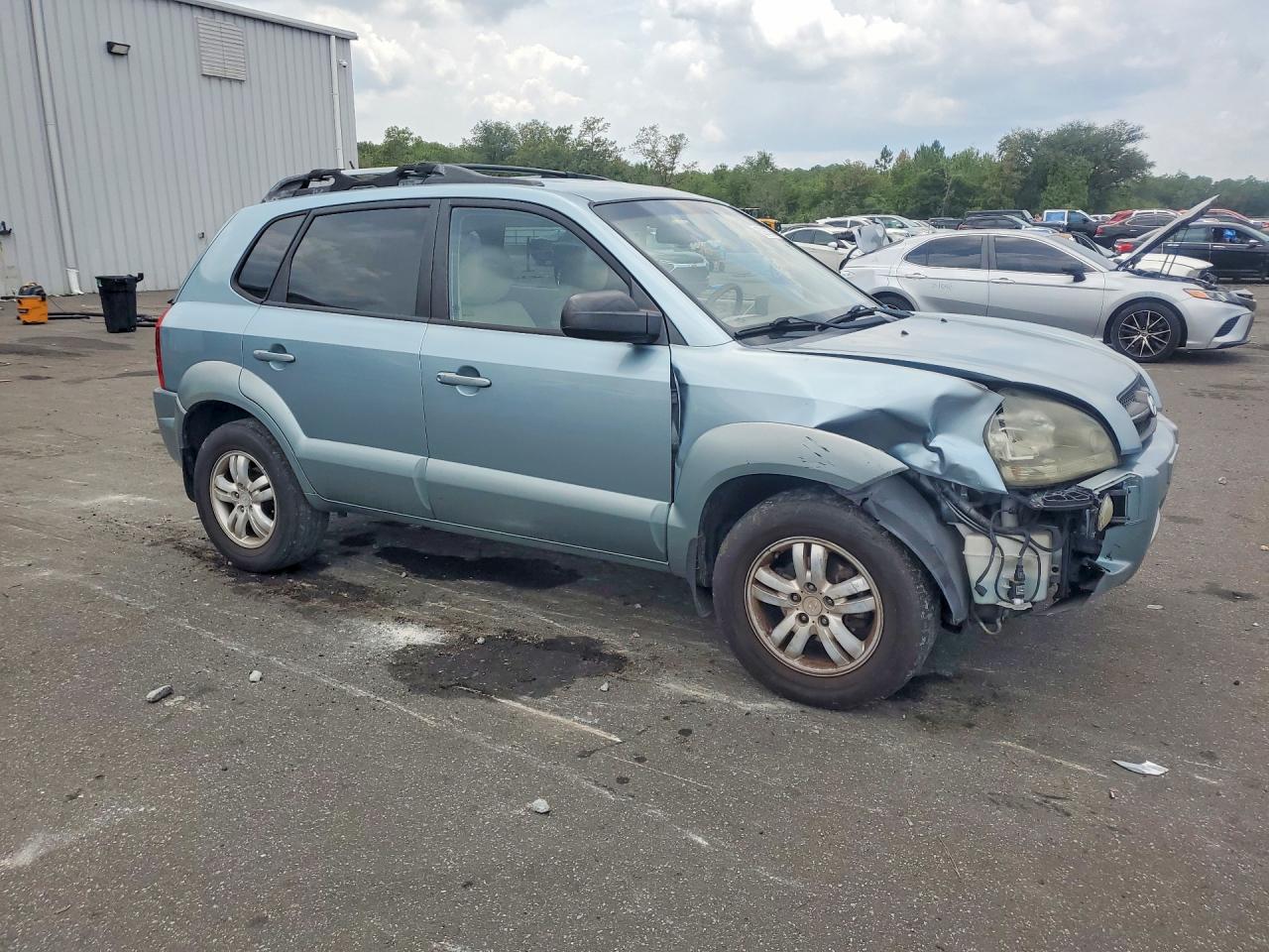 2008 Hyundai Tucson Se Бирюзовый vin: KM8JN12D58U838827