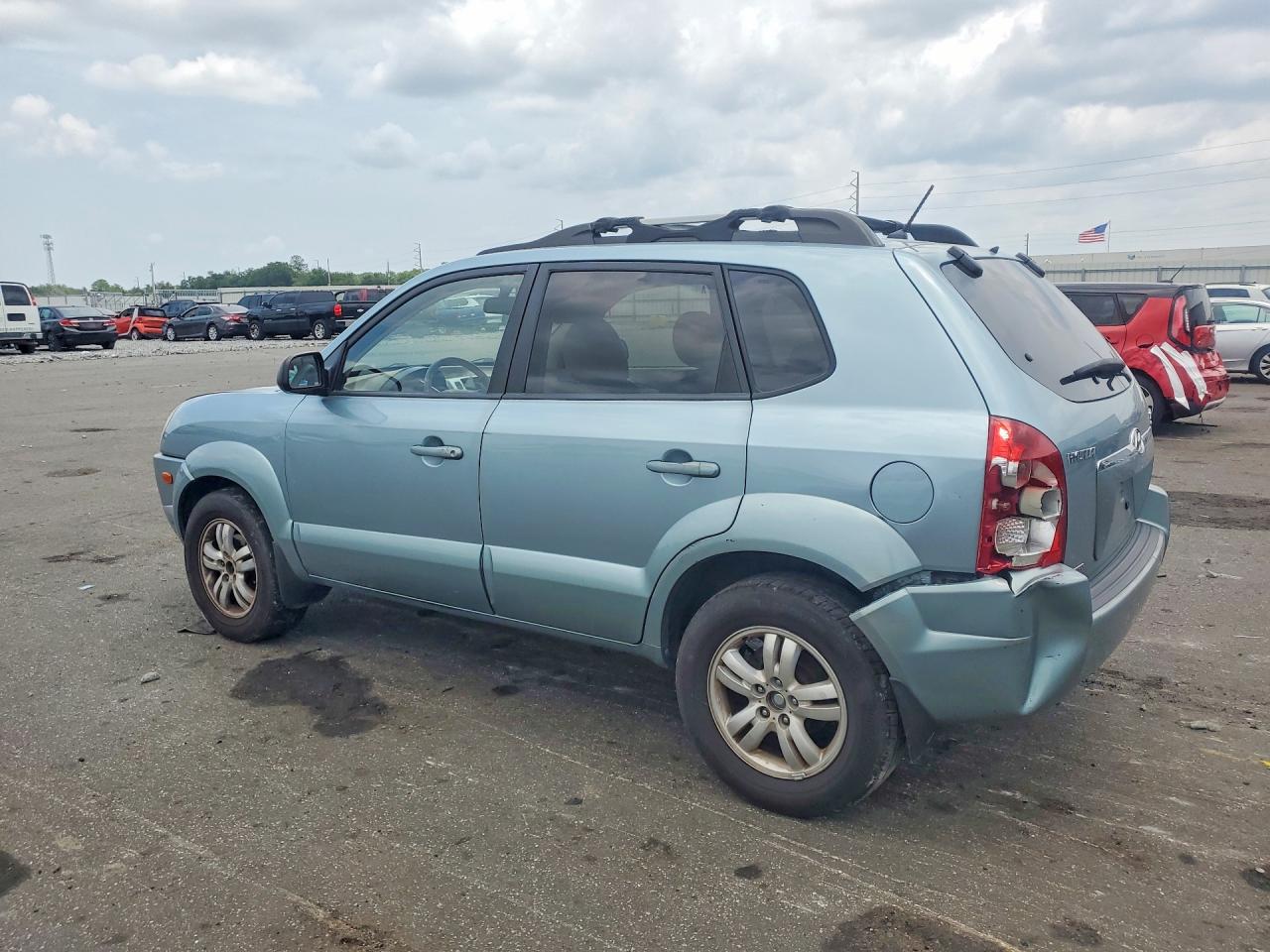 2008 Hyundai Tucson Se Бирюзовый vin: KM8JN12D58U838827