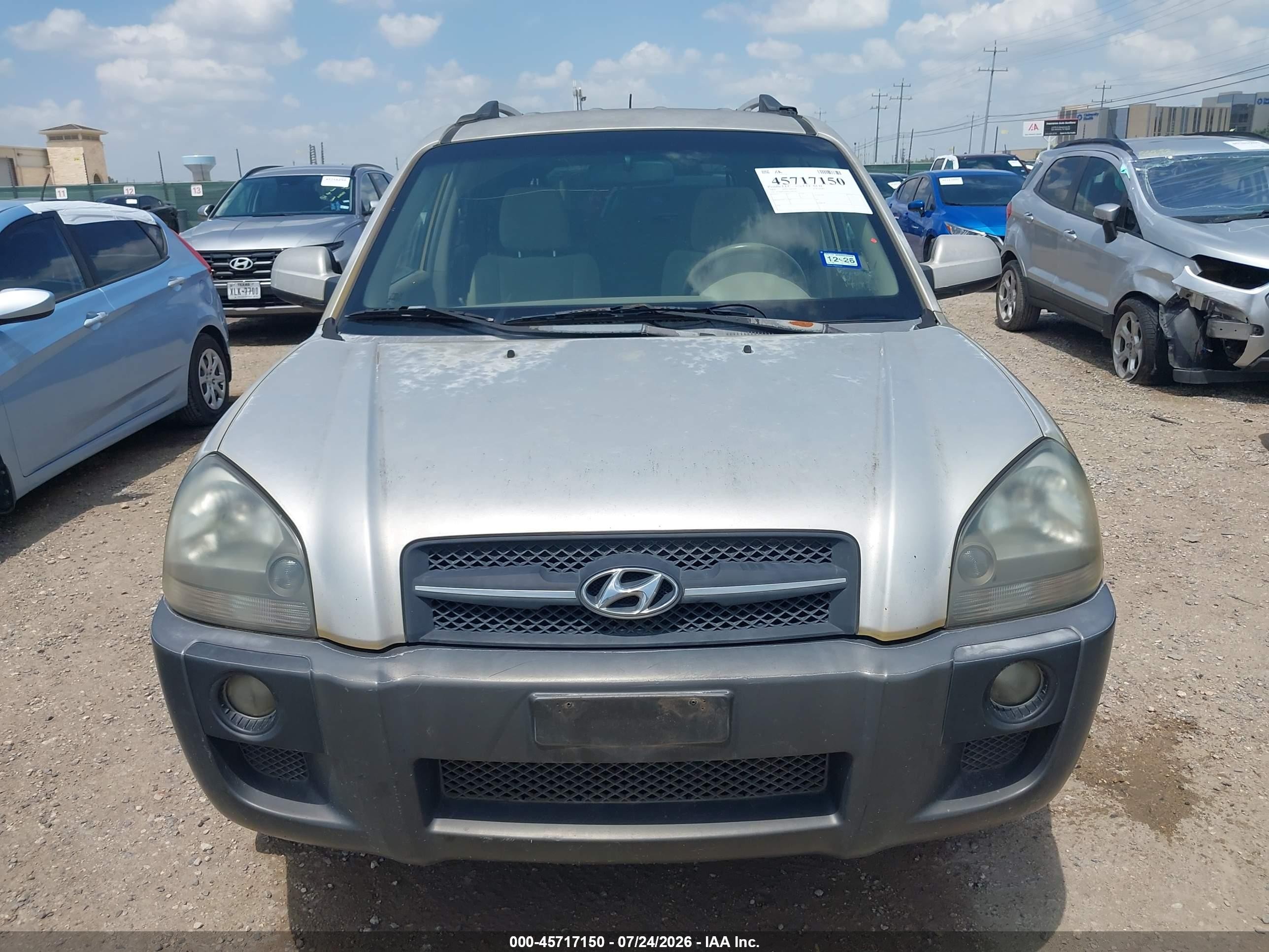 2005 Hyundai Tucson Gls/lx Gold vin: KM8JN12D65U044592