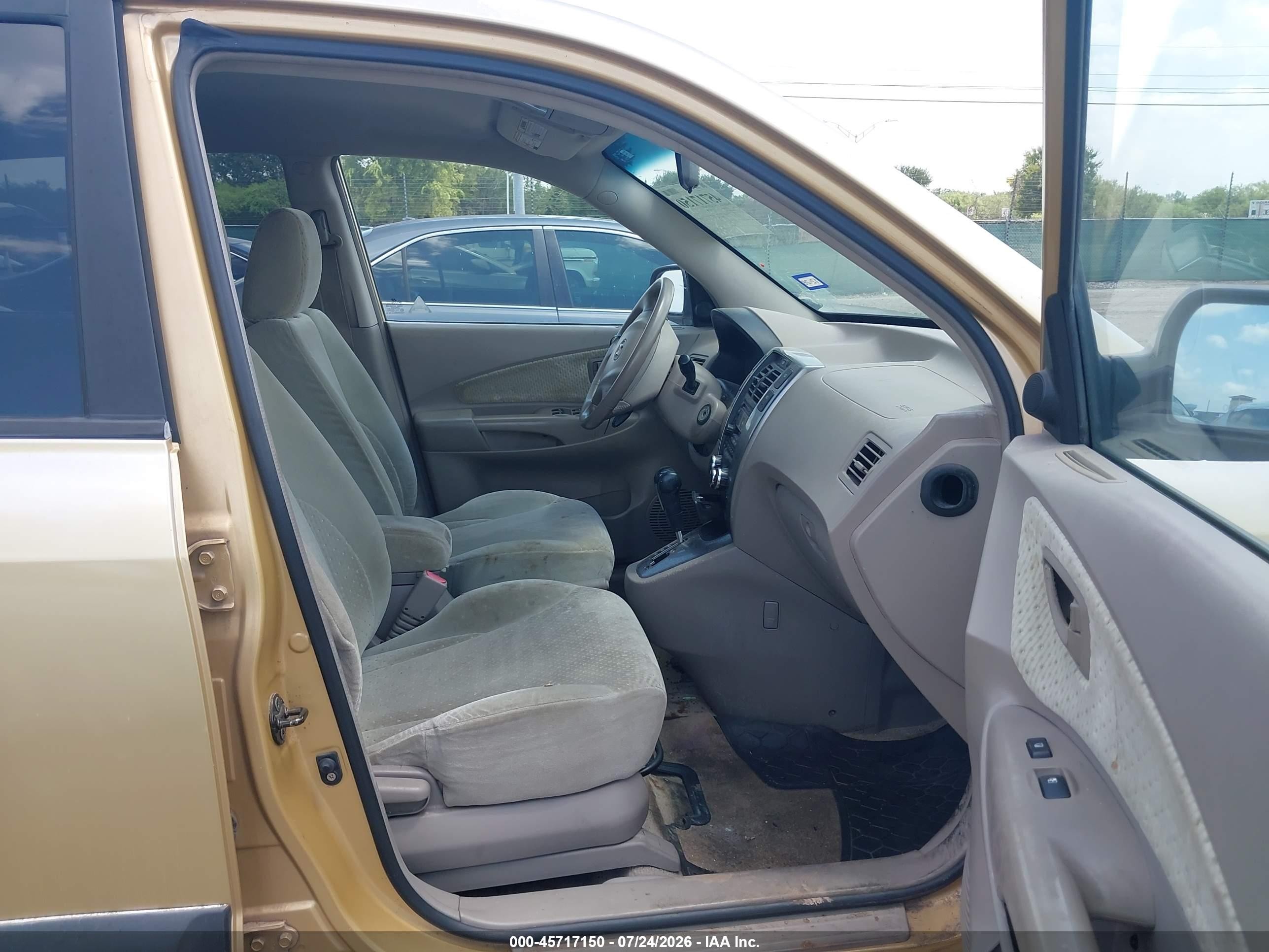 2005 Hyundai Tucson Gls/lx Gold vin: KM8JN12D65U044592