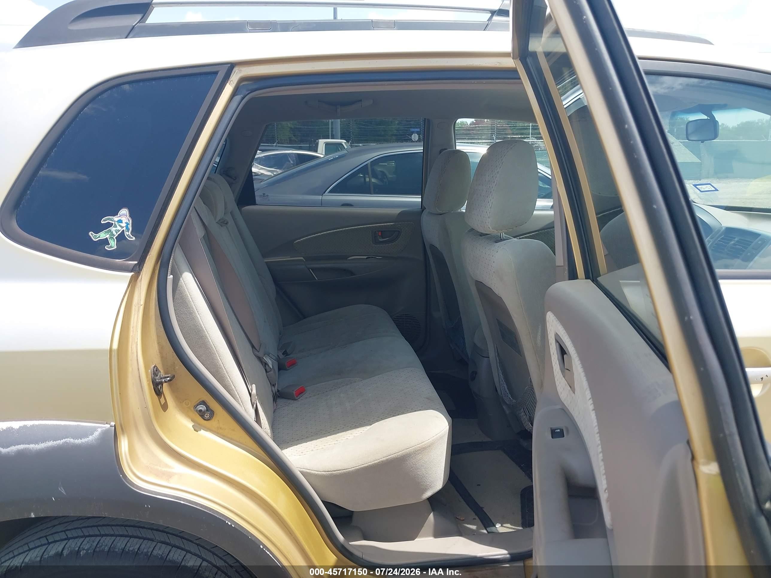 2005 Hyundai Tucson Gls/lx Gold vin: KM8JN12D65U044592