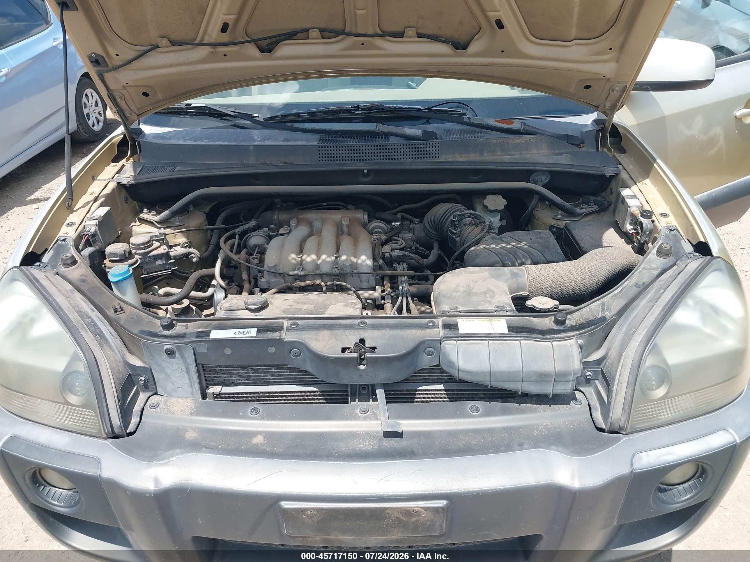 2005 Hyundai Tucson Gls/lx Gold vin: KM8JN12D65U044592