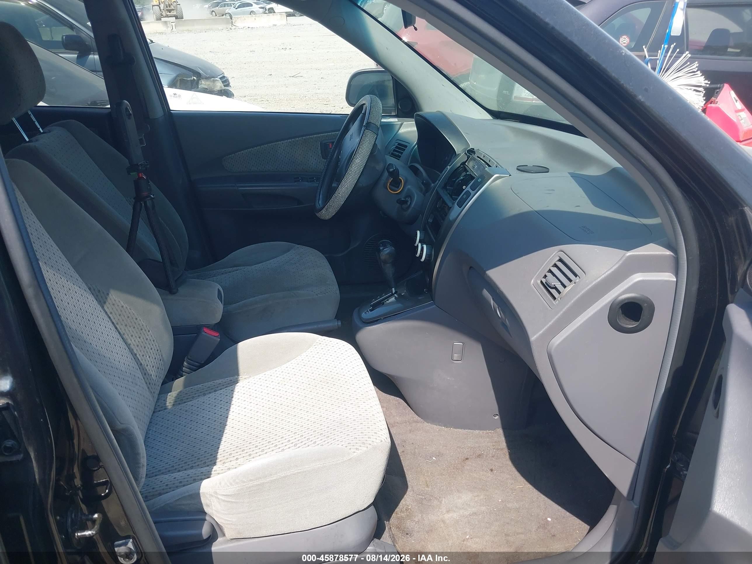 2005 Hyundai Tucson Gls/lx Black vin: KM8JN12D65U193102