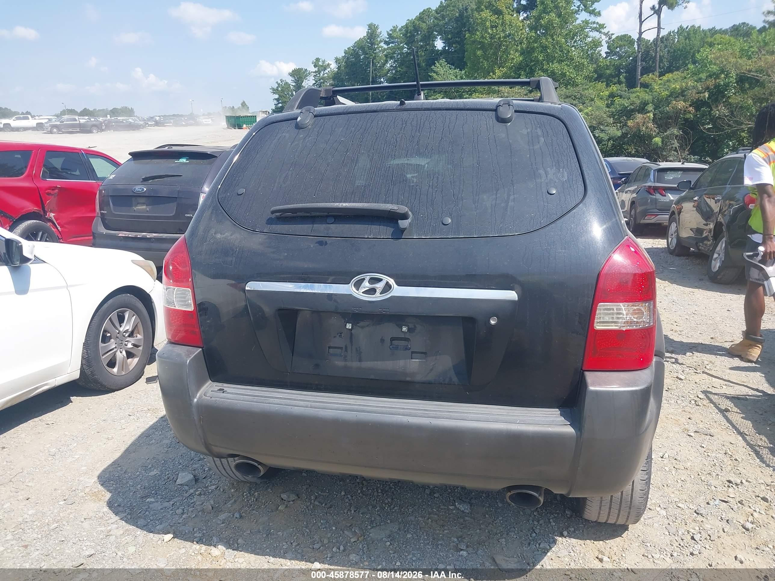 2005 Hyundai Tucson Gls/lx Black vin: KM8JN12D65U193102