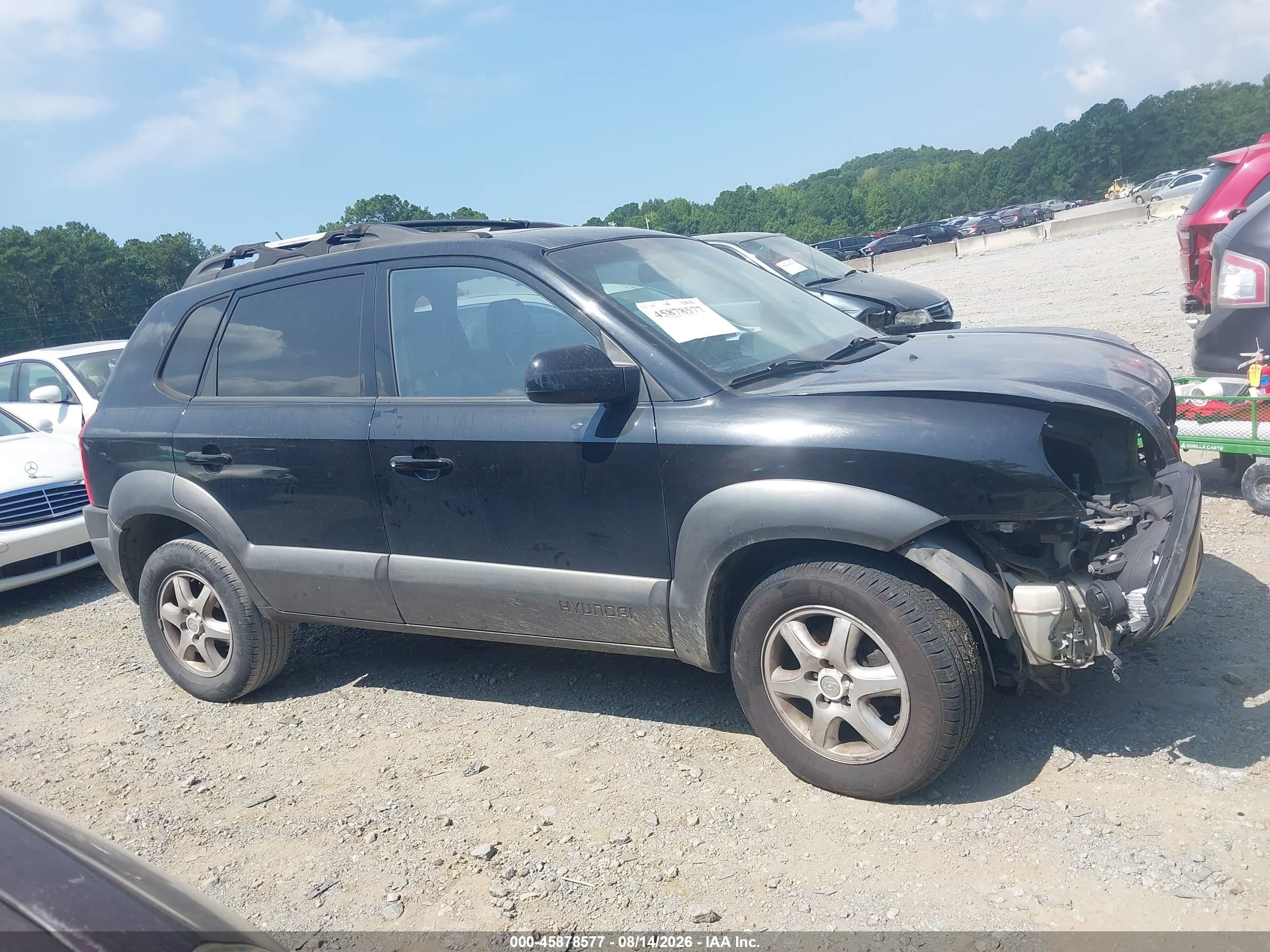 2005 Hyundai Tucson Gls/lx Black vin: KM8JN12D65U193102