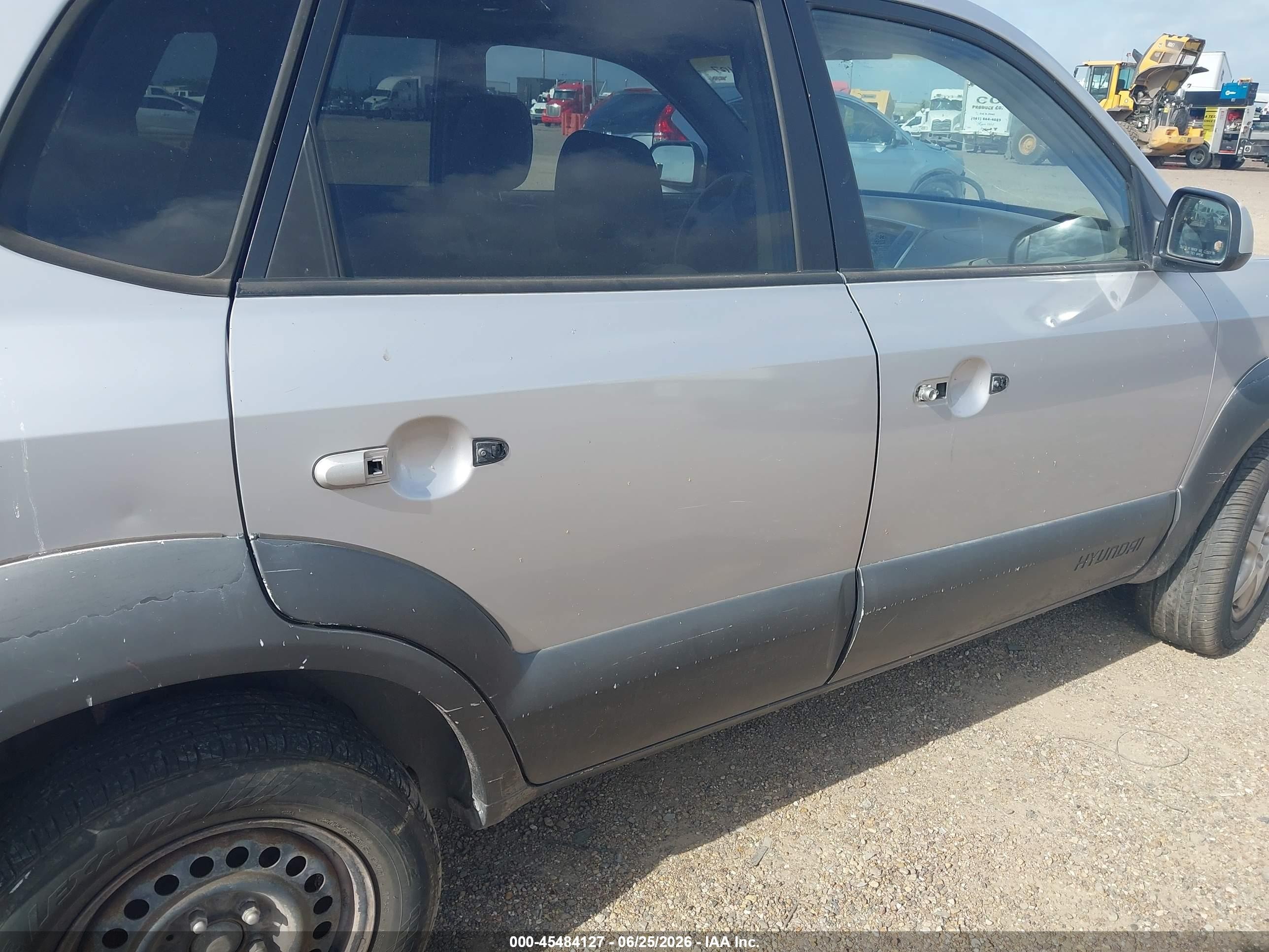 2005 Hyundai Tucson Gls/lx Silver vin: KM8JN12D65U196999