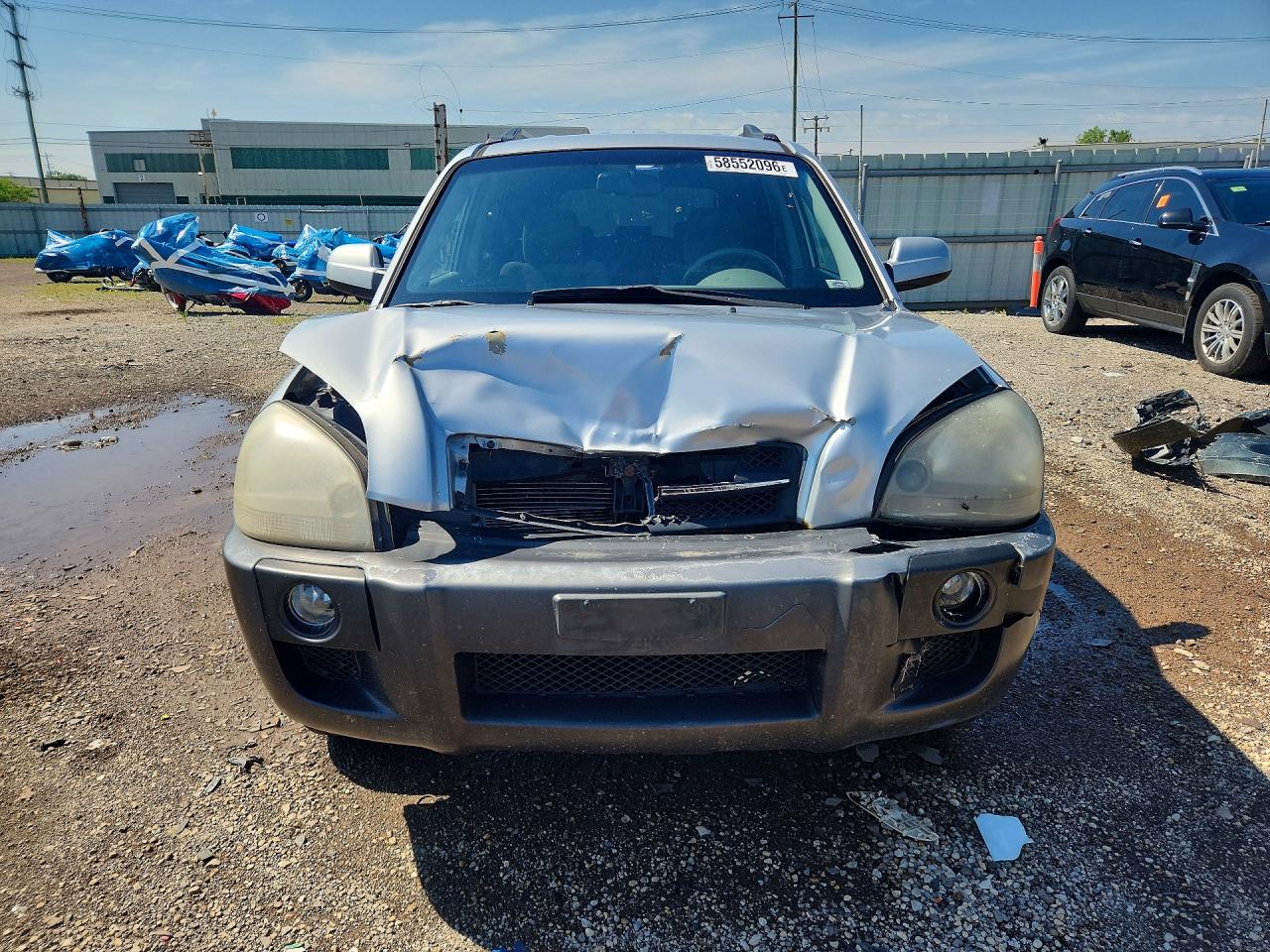 2007 Hyundai Tucson Se Silver vin: KM8JN12D67U638649