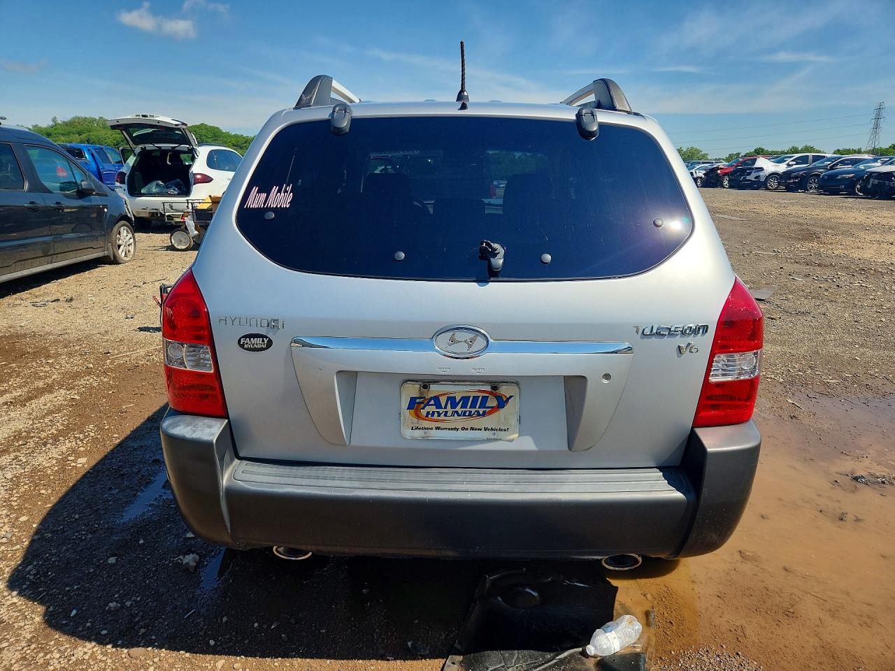 2007 Hyundai Tucson Se Silver vin: KM8JN12D67U638649