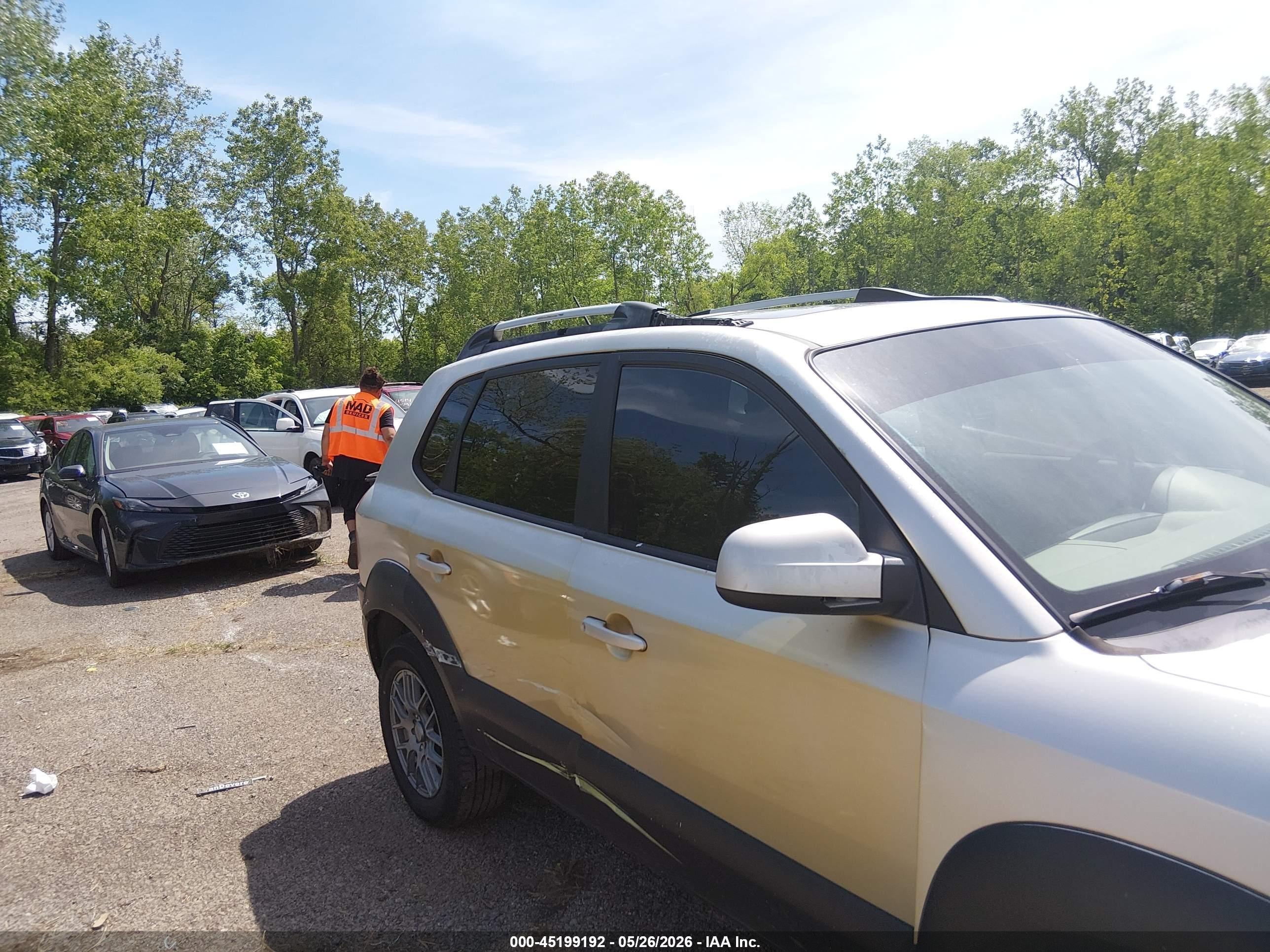 2005 Hyundai Tucson Gls/lx Gray vin: KM8JN12D75U135659