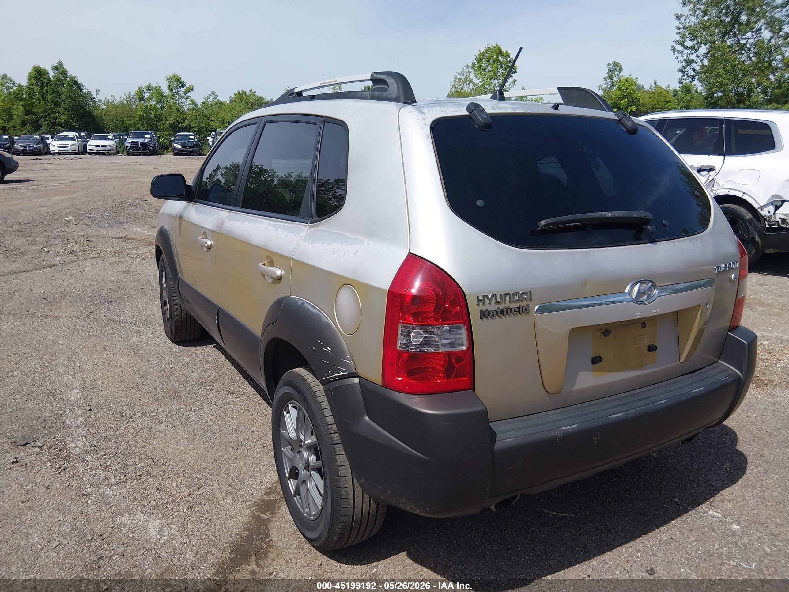 2005 Hyundai Tucson Gls/lx Gray vin: KM8JN12D75U135659