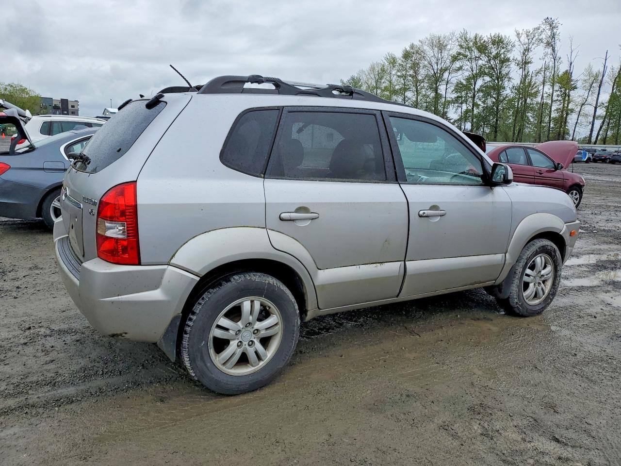 2006 Hyundai Tucson Gls Silver vin: KM8JN12D76U264583