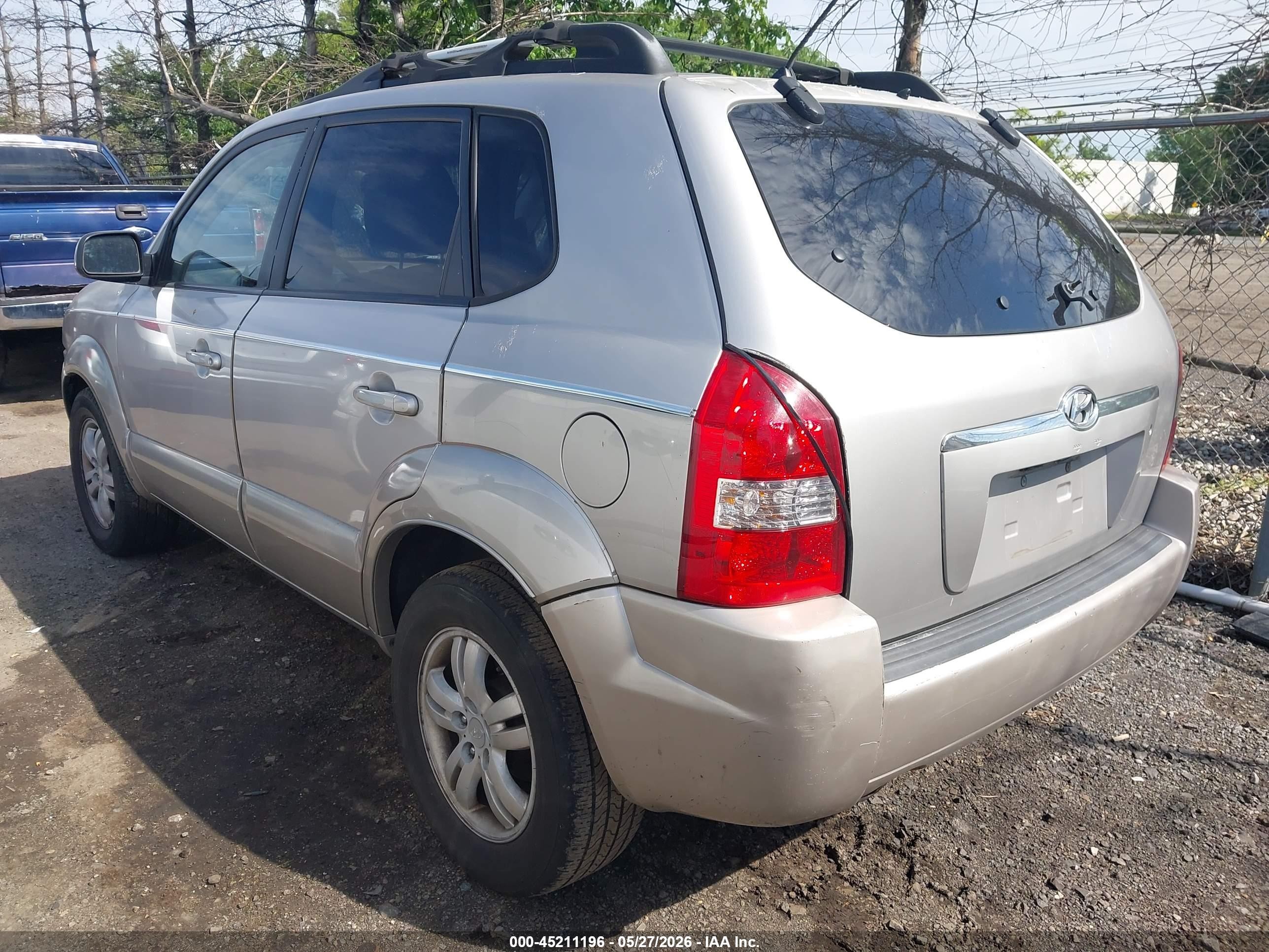 2006 Hyundai Tucson Gls/limited Серебряный vin: KM8JN12D76U299785