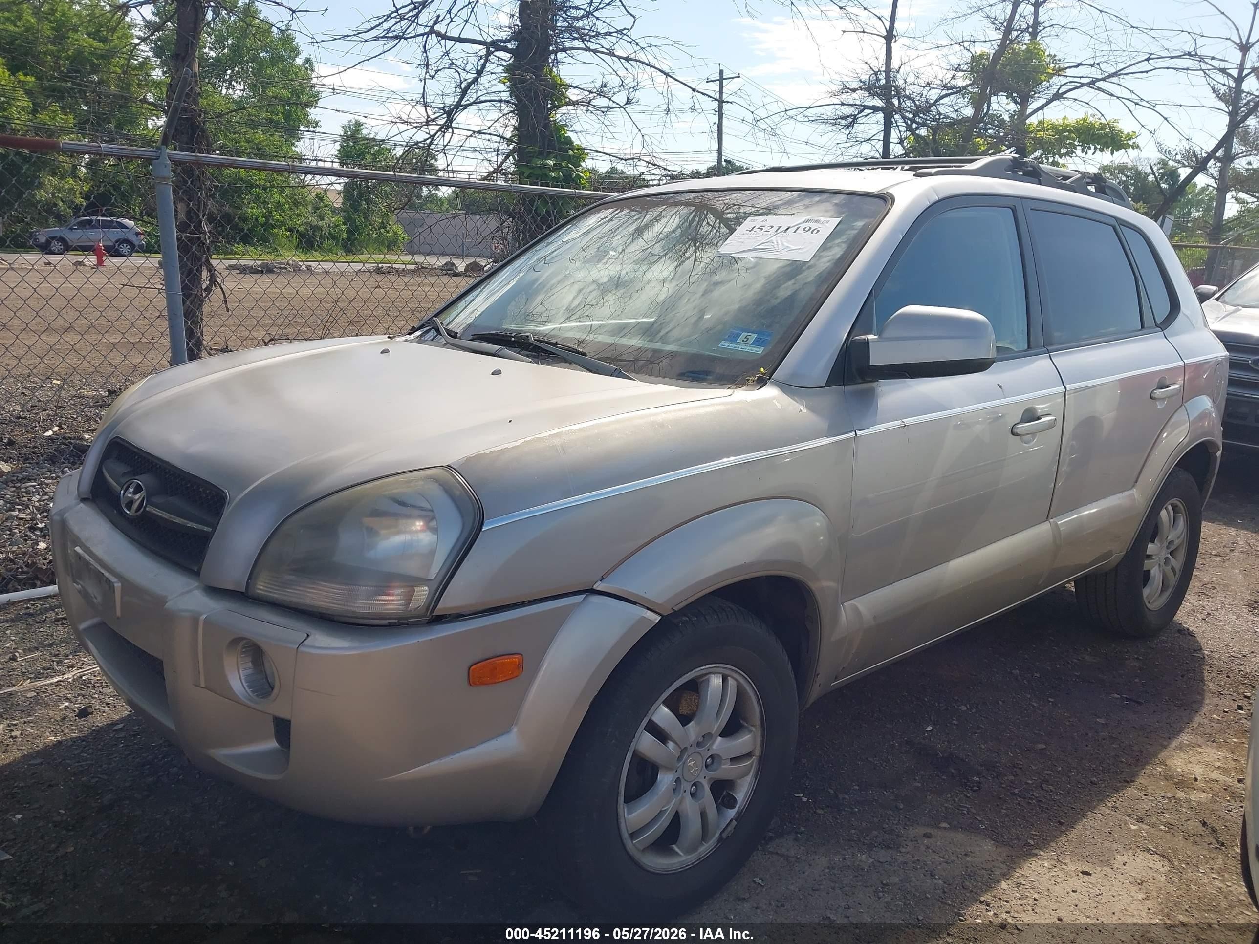 2006 Hyundai Tucson Gls/limited Серебряный vin: KM8JN12D76U299785
