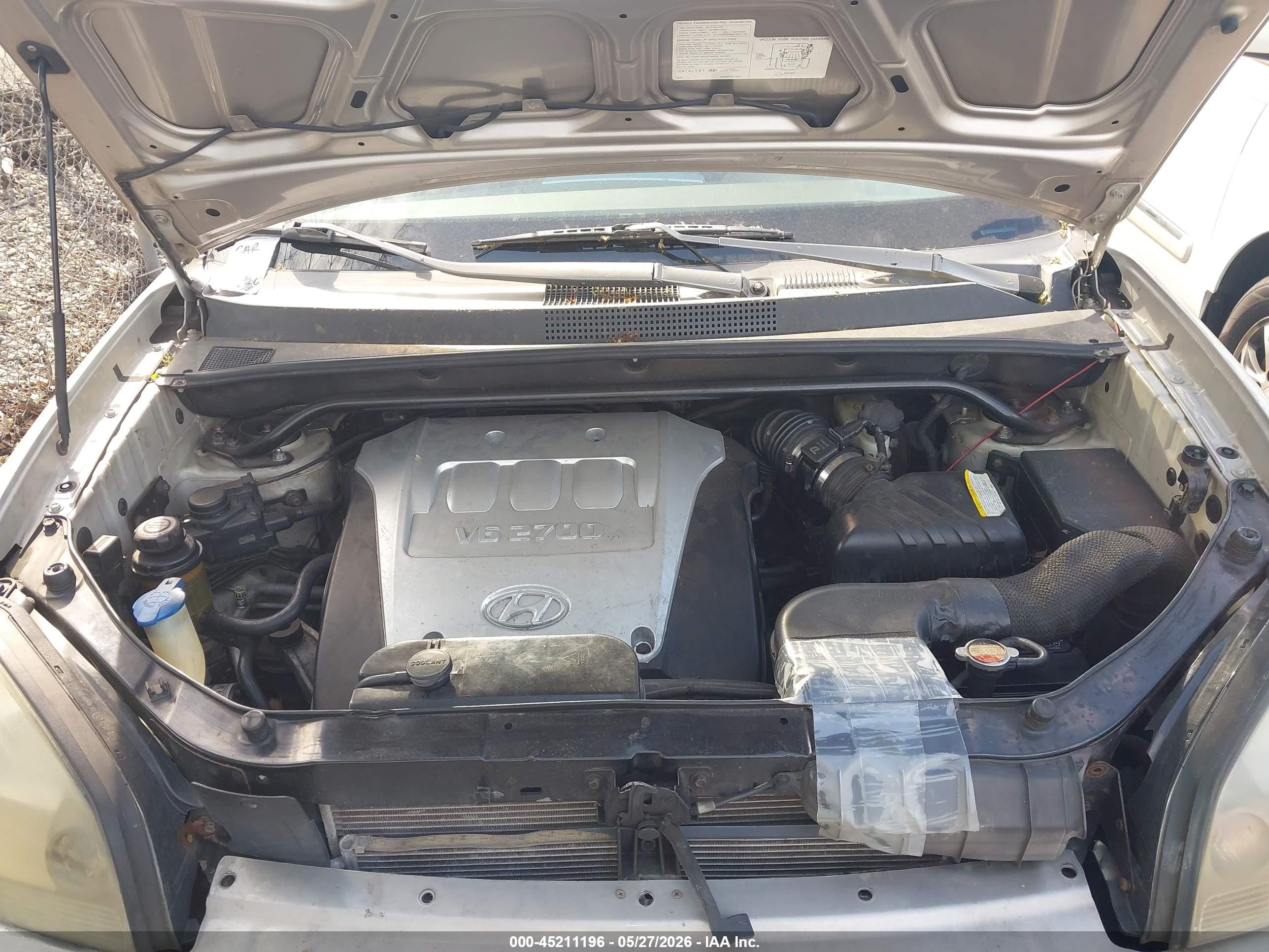 2006 Hyundai Tucson Gls/limited Серебряный vin: KM8JN12D76U299785