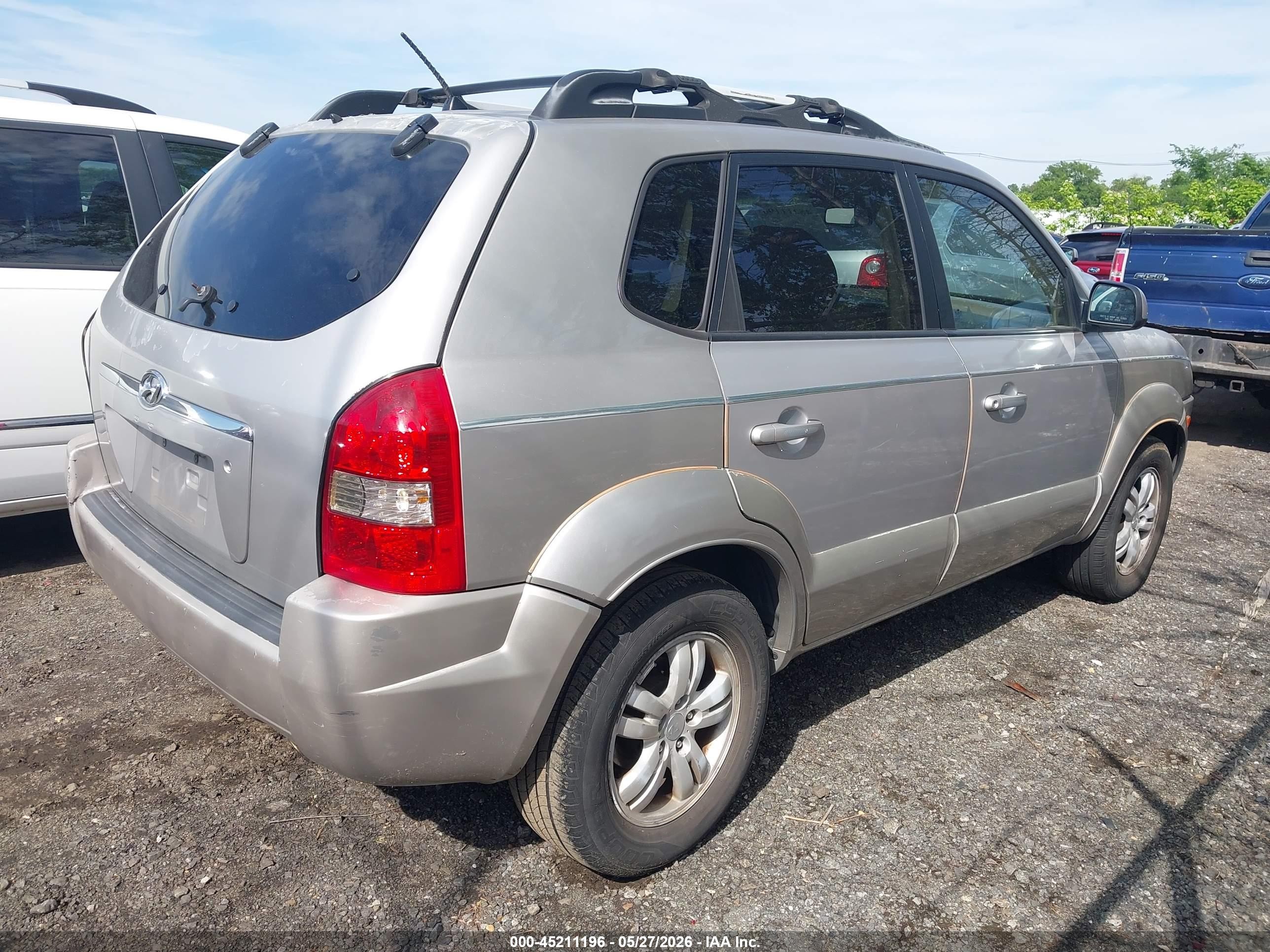 2006 Hyundai Tucson Gls/limited Серебряный vin: KM8JN12D76U299785