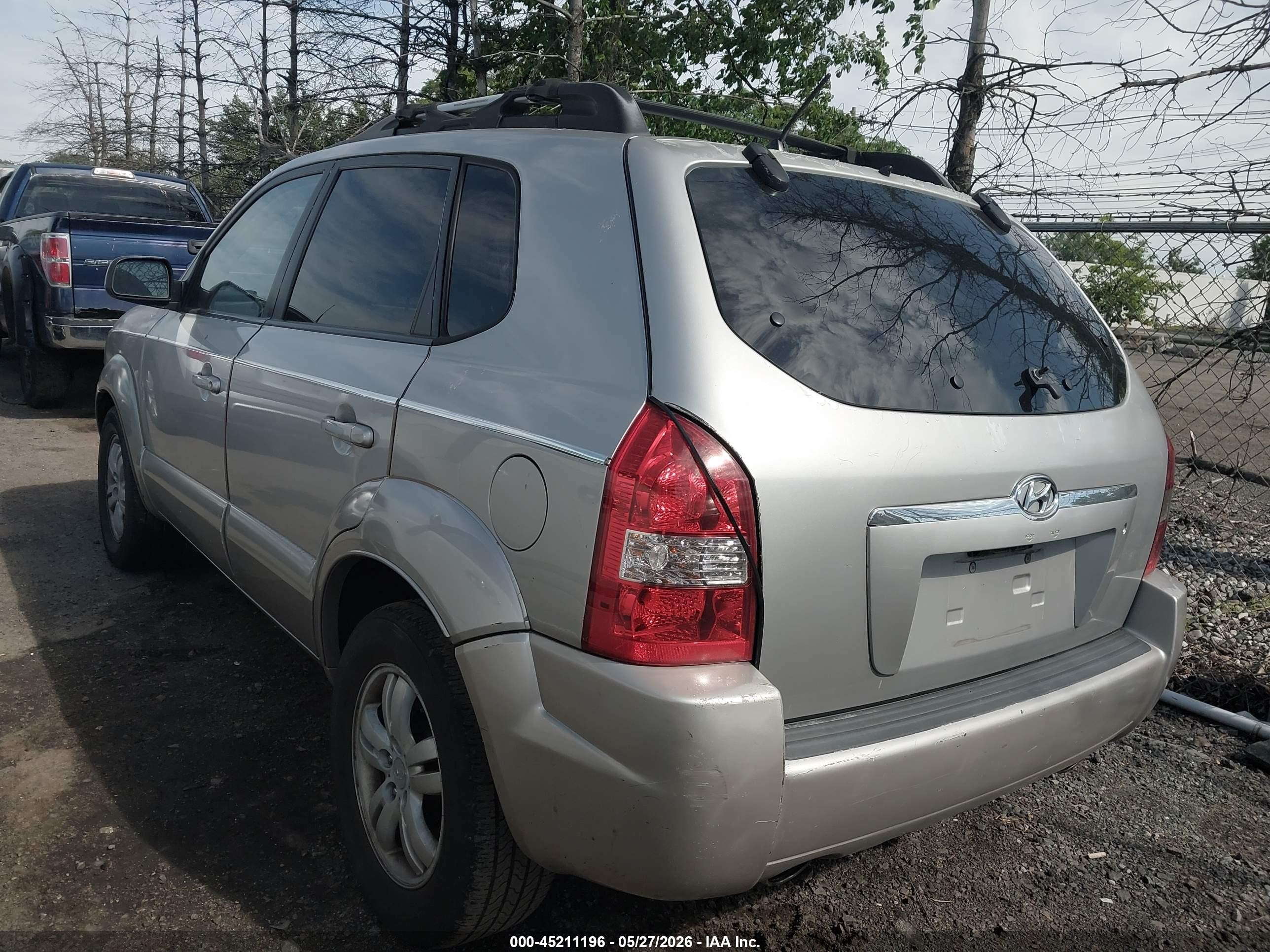 2006 Hyundai Tucson Gls/limited Серебряный vin: KM8JN12D76U299785