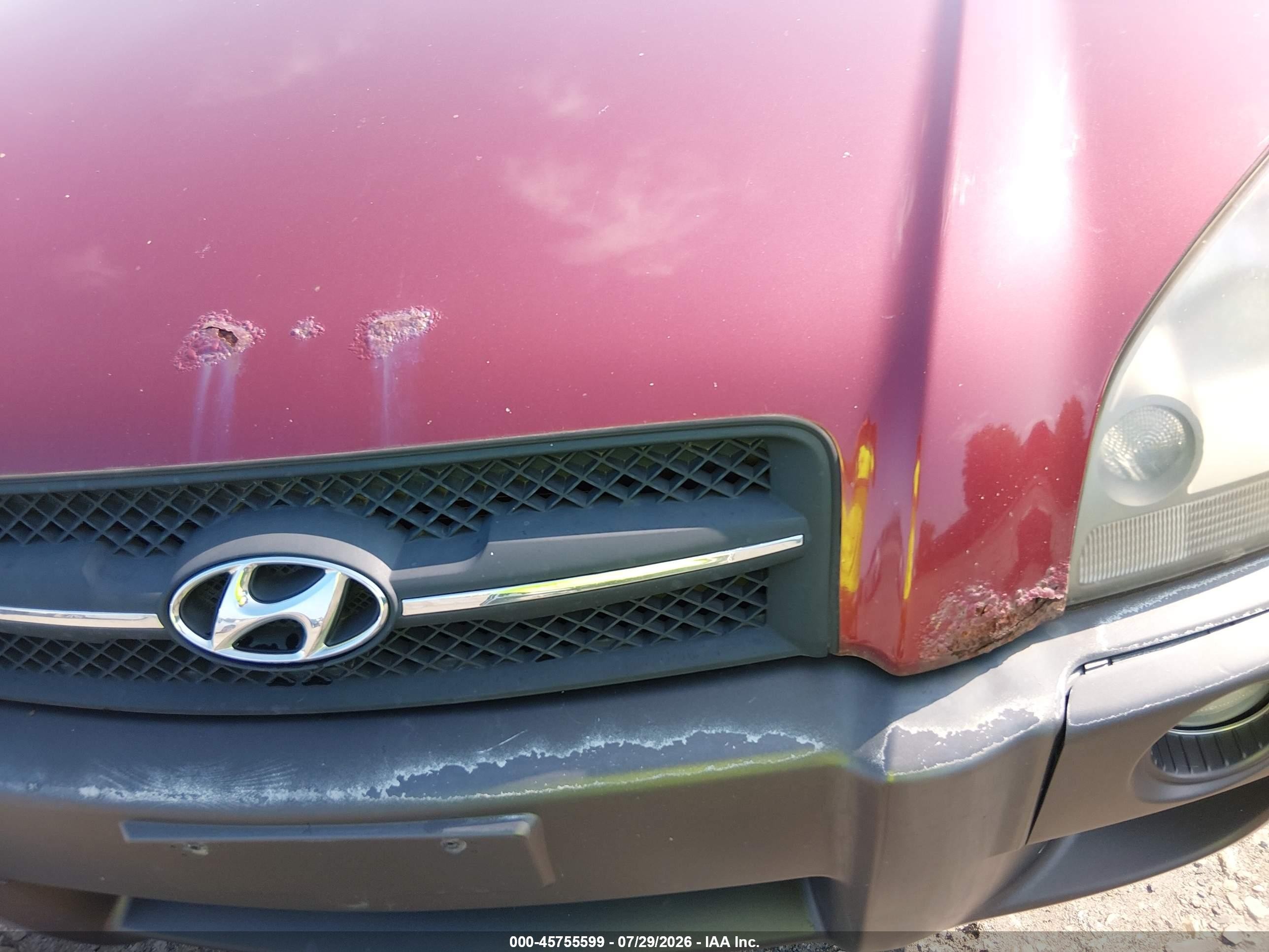 2006 Hyundai Tucson Gls/limited Burgundy vin: KM8JN12D76U346202