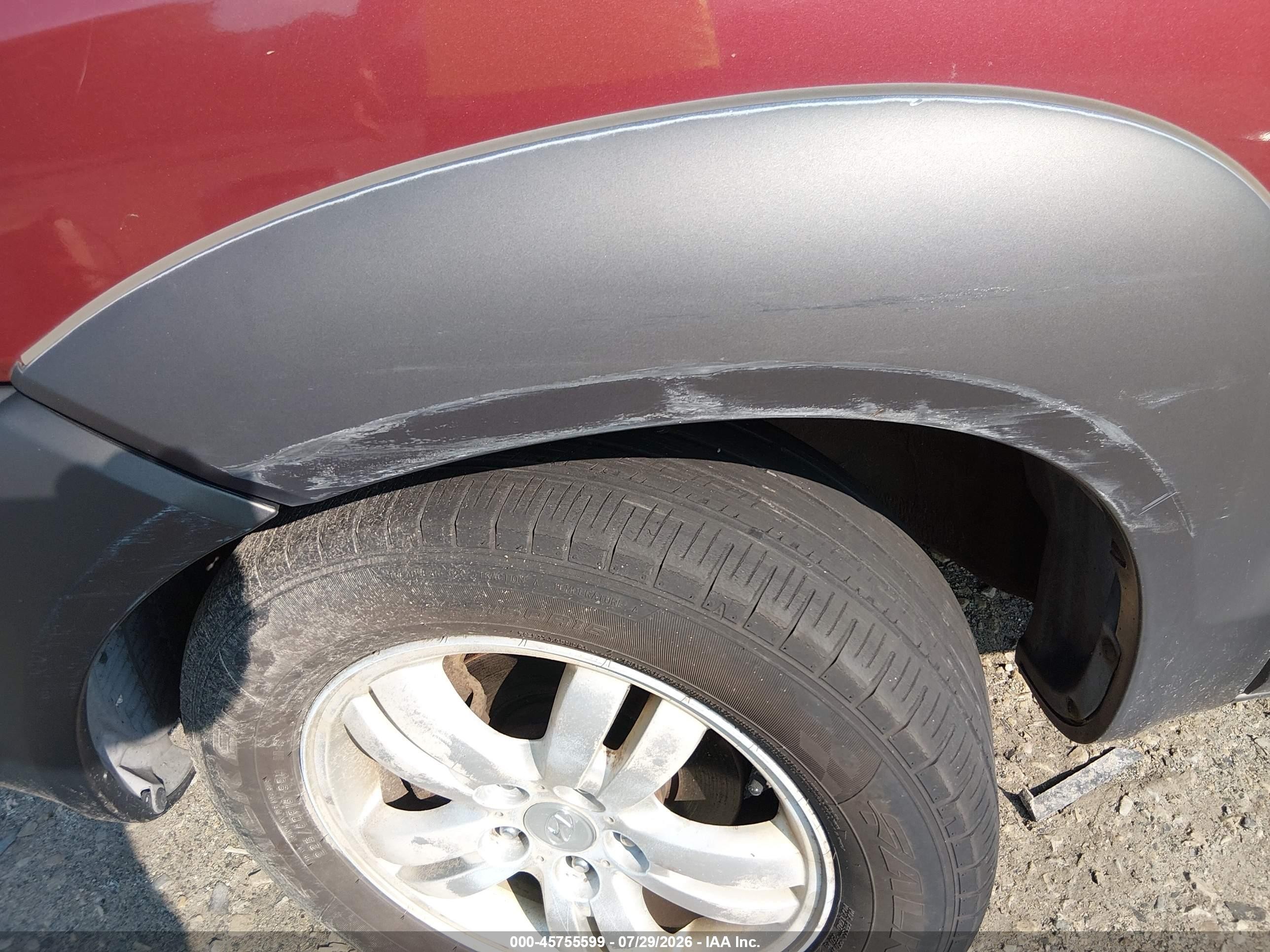 2006 Hyundai Tucson Gls/limited Burgundy vin: KM8JN12D76U346202
