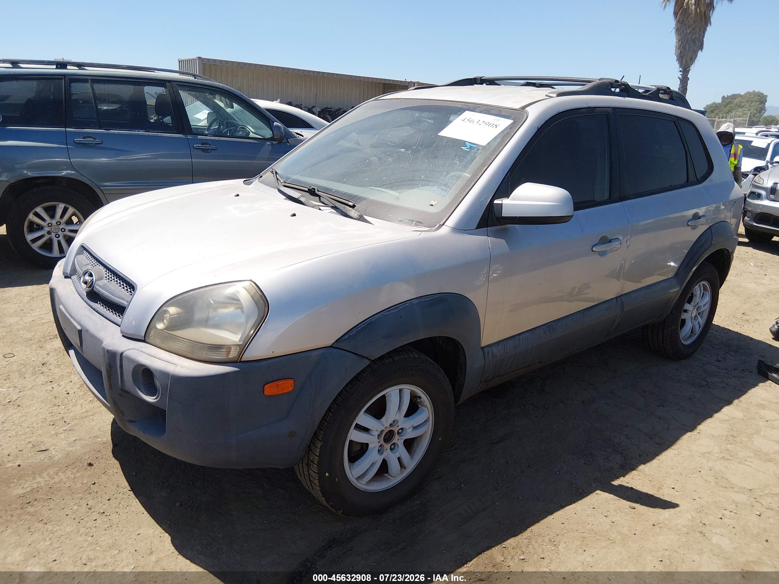 2006 Hyundai Tucson Gls/limited Gray vin: KM8JN12D76U383556