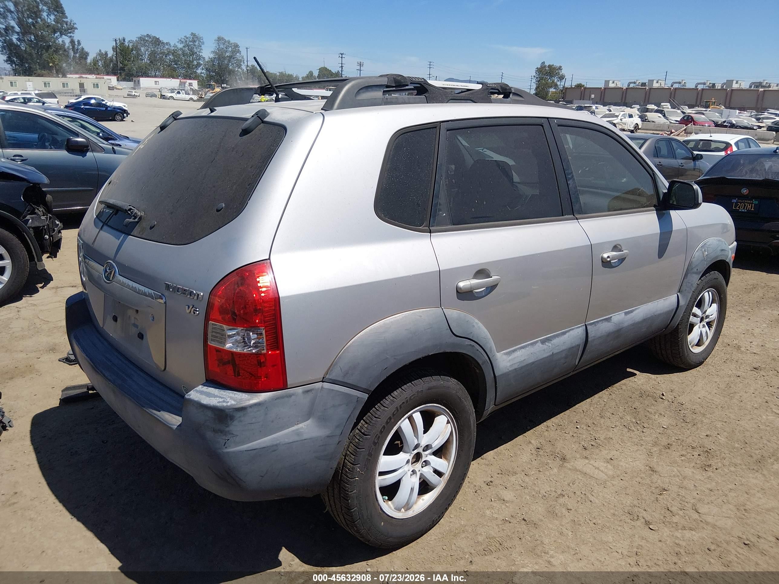 2006 Hyundai Tucson Gls/limited Gray vin: KM8JN12D76U383556