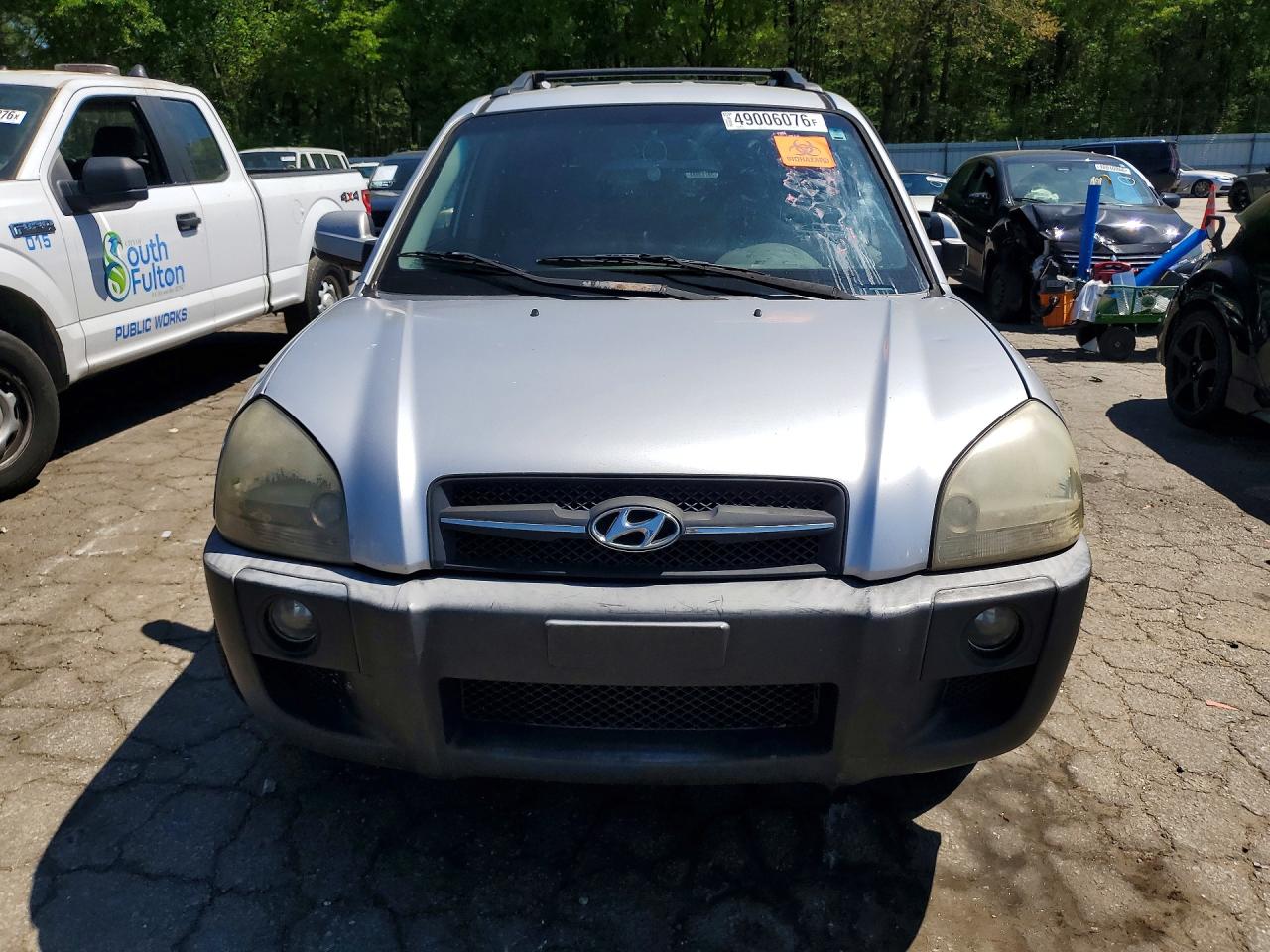 2006 Hyundai Tucson Gls Серебряный vin: KM8JN12D76U384559