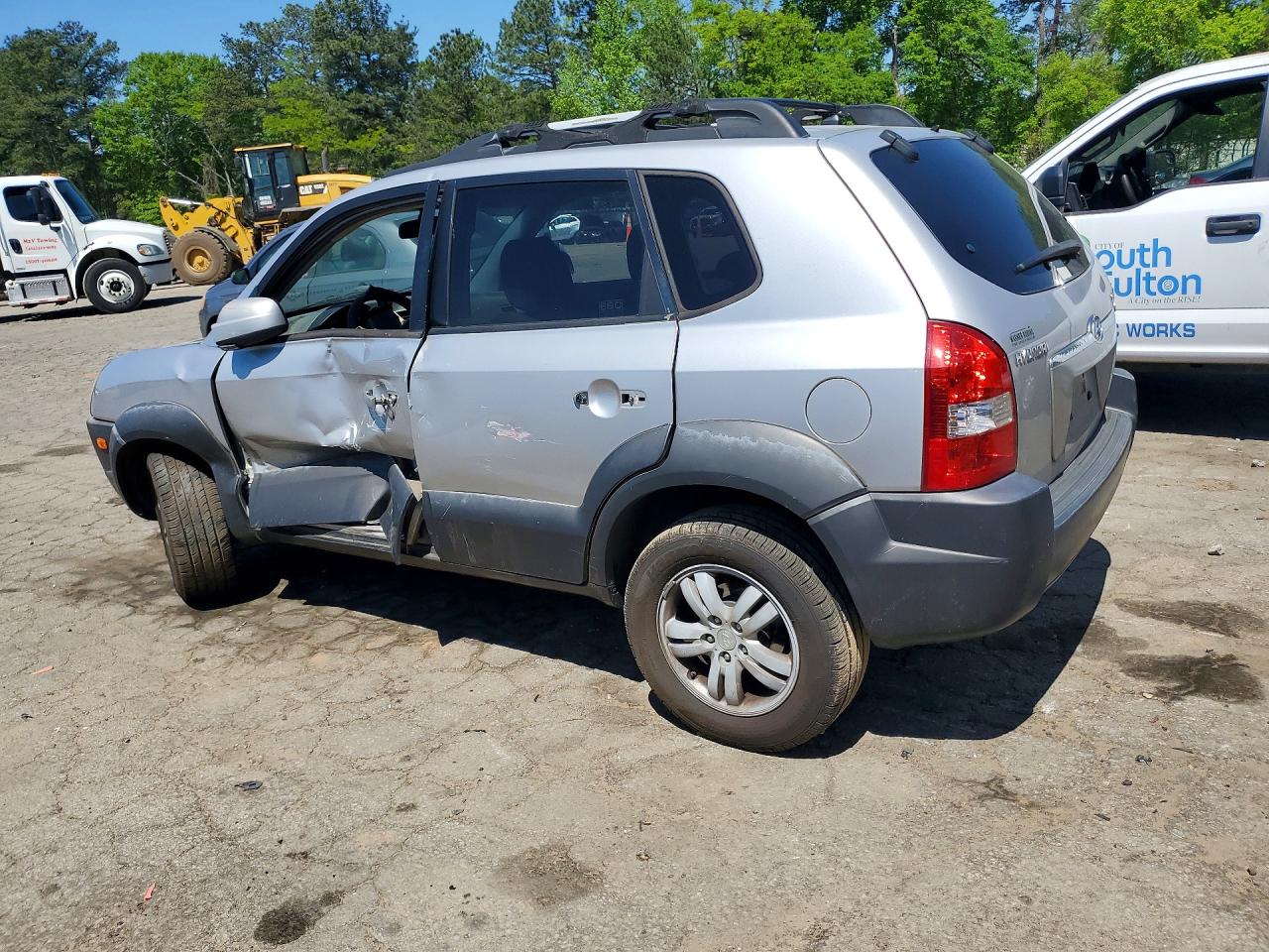 2006 Hyundai Tucson Gls Серебряный vin: KM8JN12D76U384559