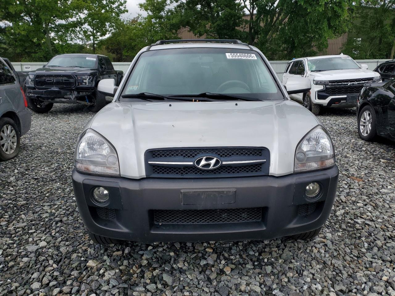 2007 Hyundai Tucson Se Silver vin: KM8JN12D77U524689