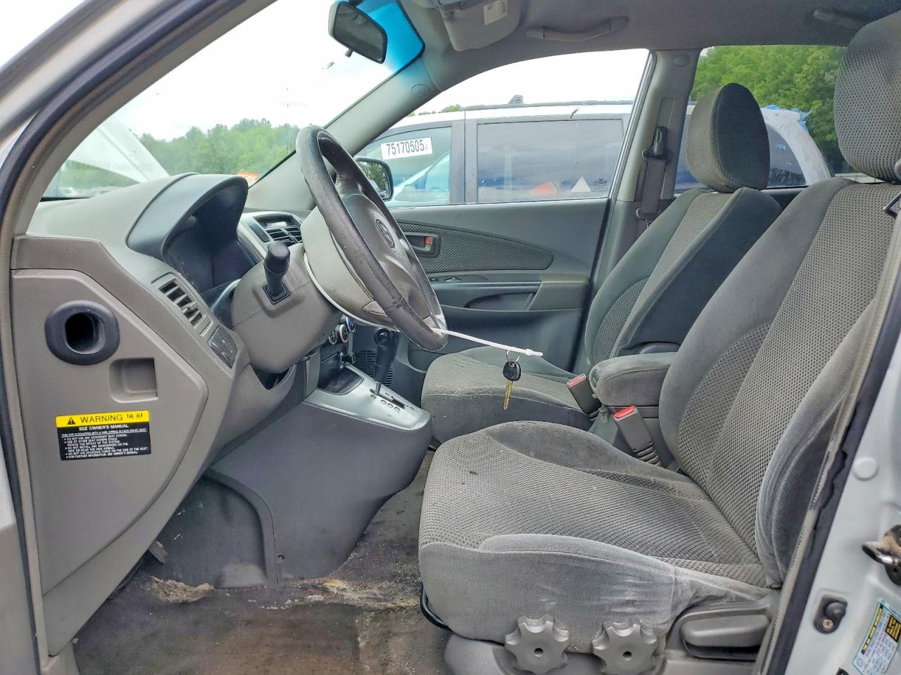 2007 Hyundai Tucson Se Silver vin: KM8JN12D77U524689