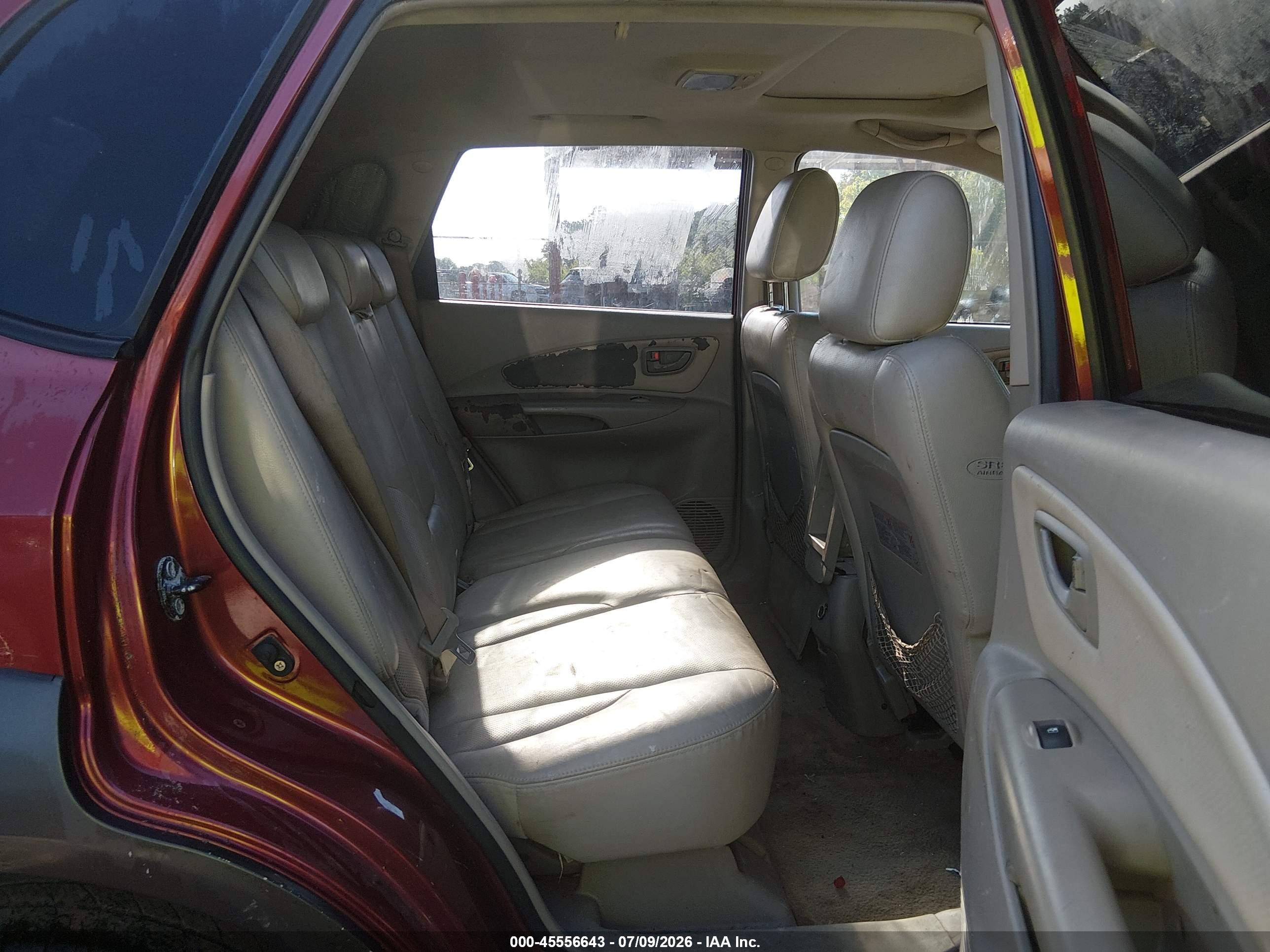 2005 Hyundai Tucson Gls/lx Burgundy vin: KM8JN12D85U080669