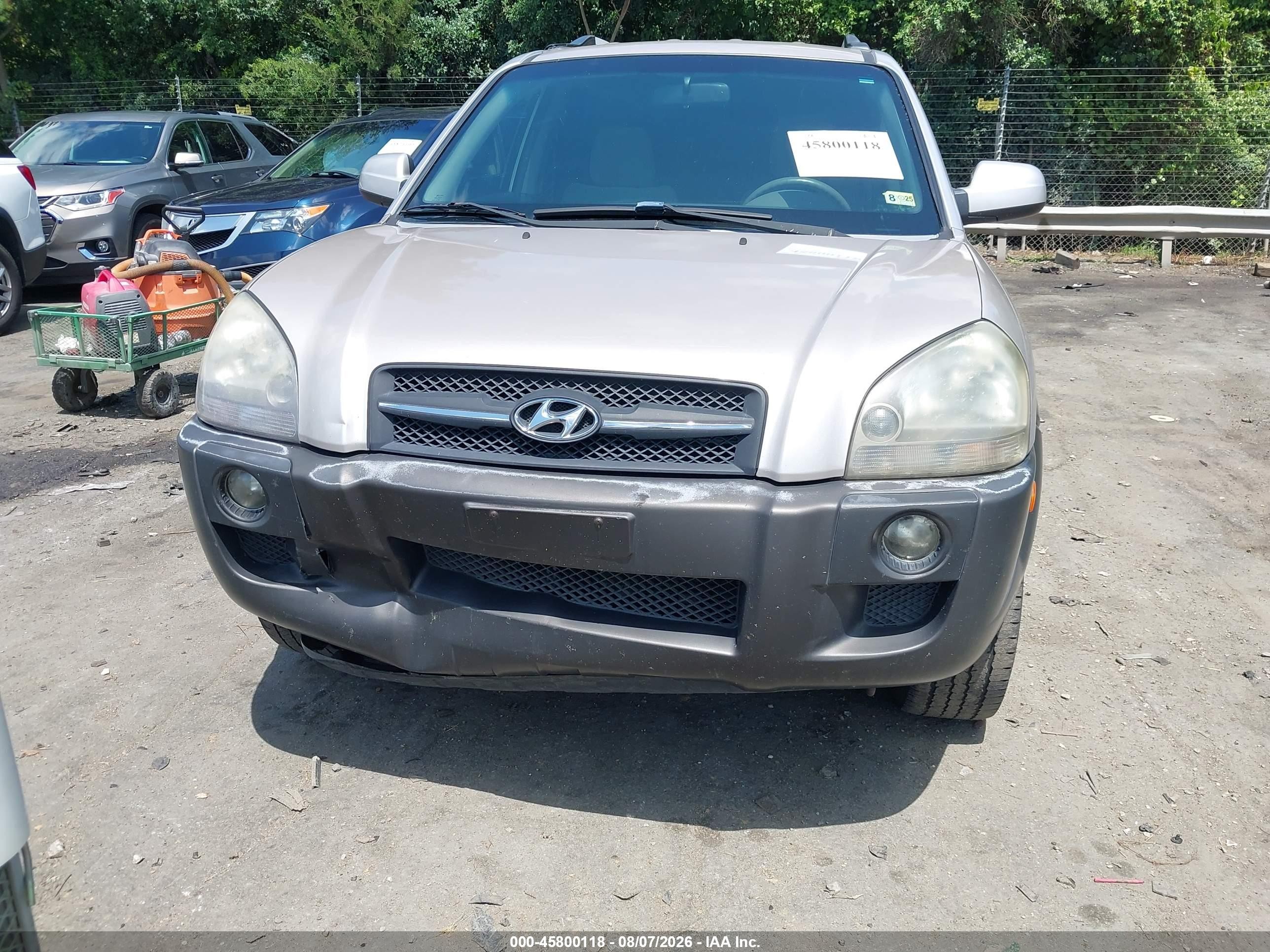 2005 Hyundai Tucson Gls/lx Серебряный vin: KM8JN12D85U128994