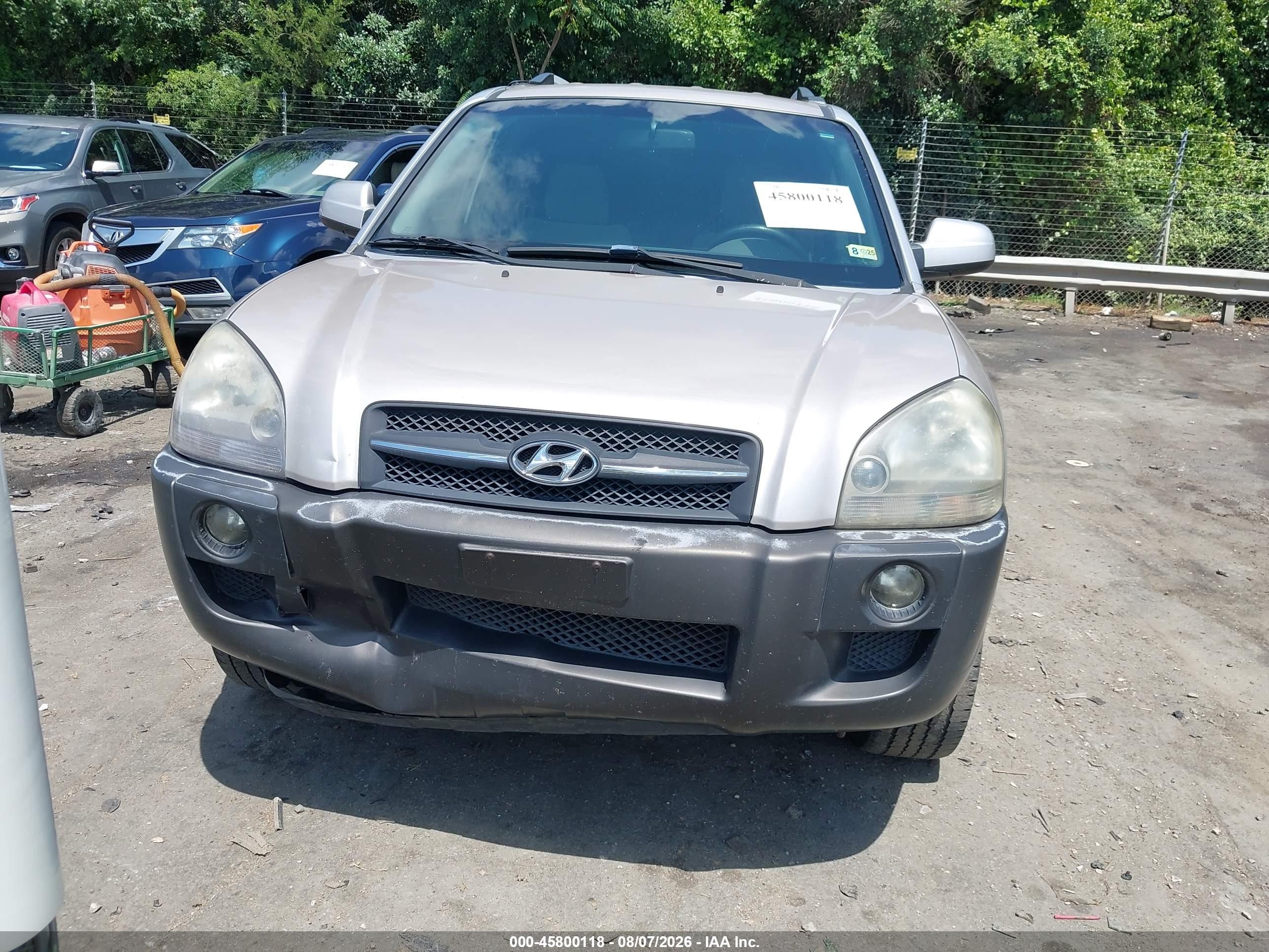 2005 Hyundai Tucson Gls/lx Серебряный vin: KM8JN12D85U128994