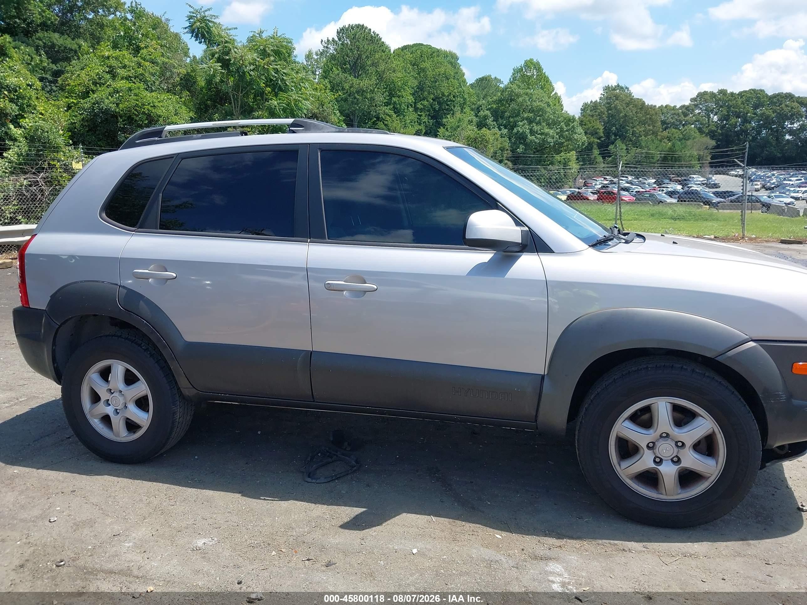 2005 Hyundai Tucson Gls/lx Серебряный vin: KM8JN12D85U128994