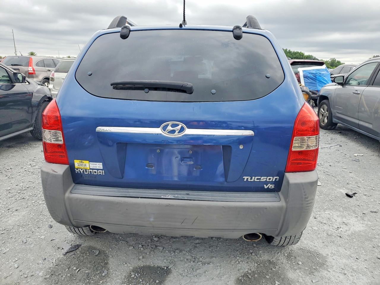 2006 Hyundai Tucson Blue vin: KM8JN12D86U295017