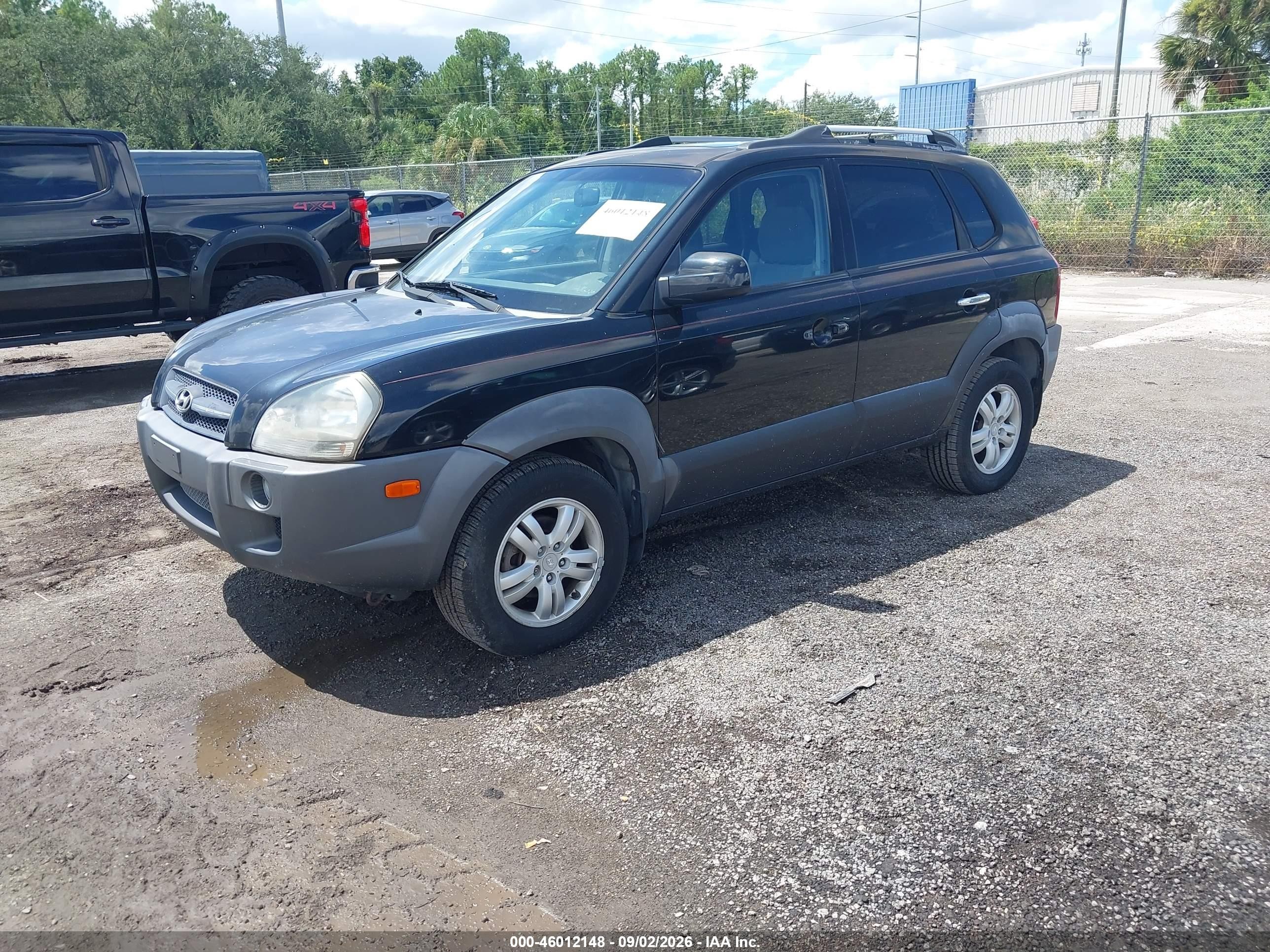 2006 Hyundai Tucson Gls/limited Black vin: KM8JN12D86U312642