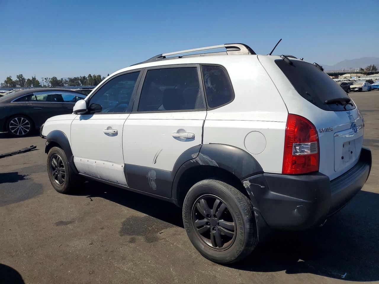2007 Hyundai Tucson Se Белый vin: KM8JN12D87U612019
